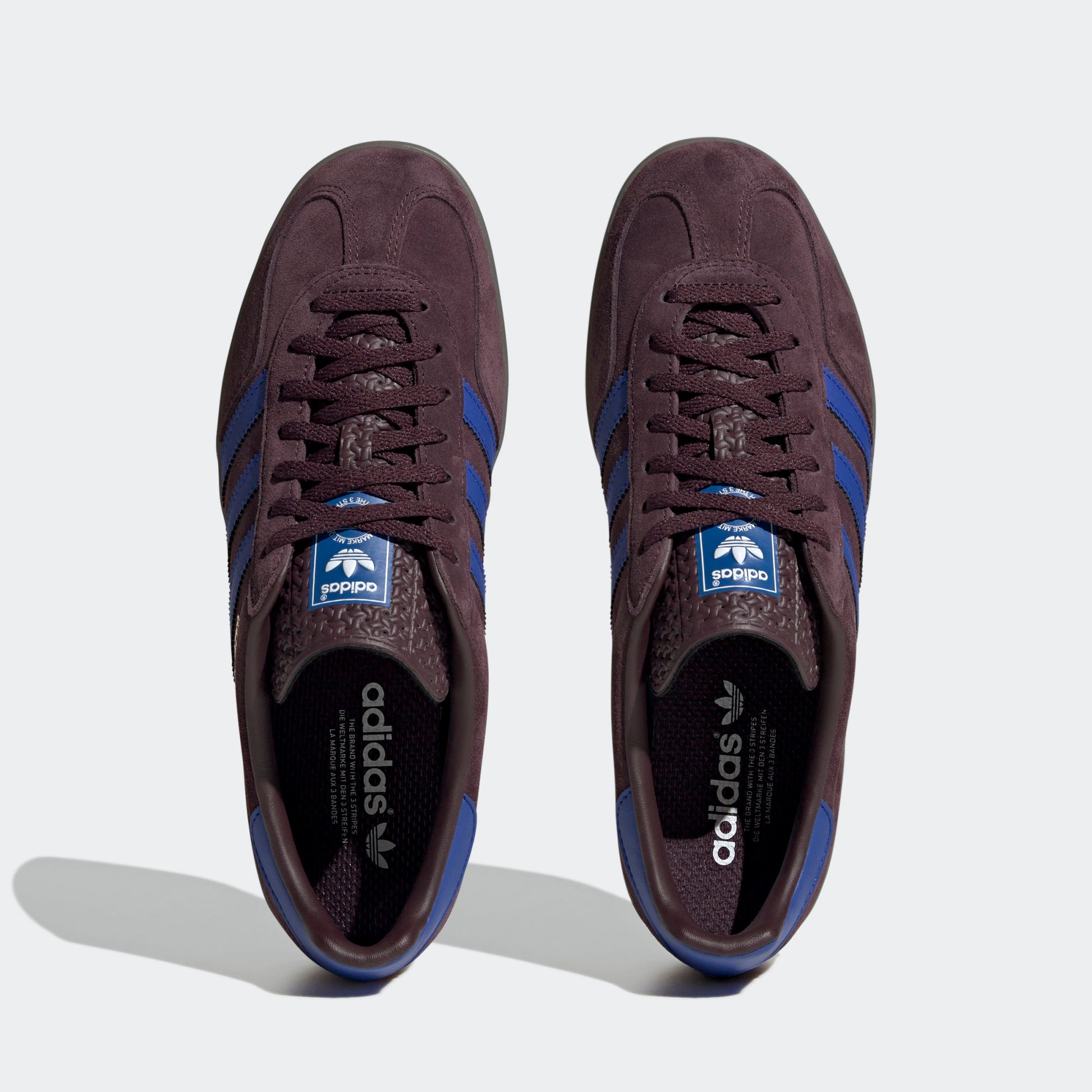 adidas Gazelle Indoor Shadow Maroon Semi Lucid Blue
