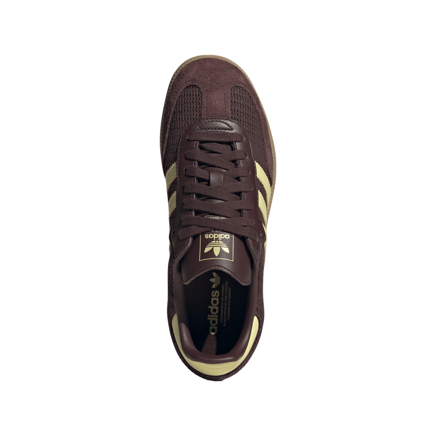 adidas Samba OG Shadow Brown Powder Yellow (Women's)