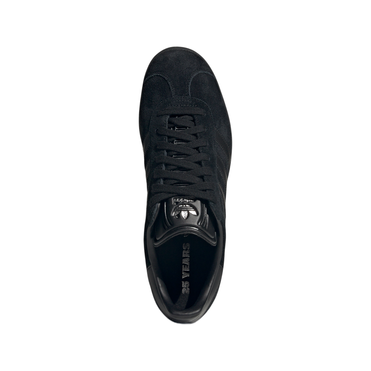 adidas Gazelle All Black Silver Metallic
