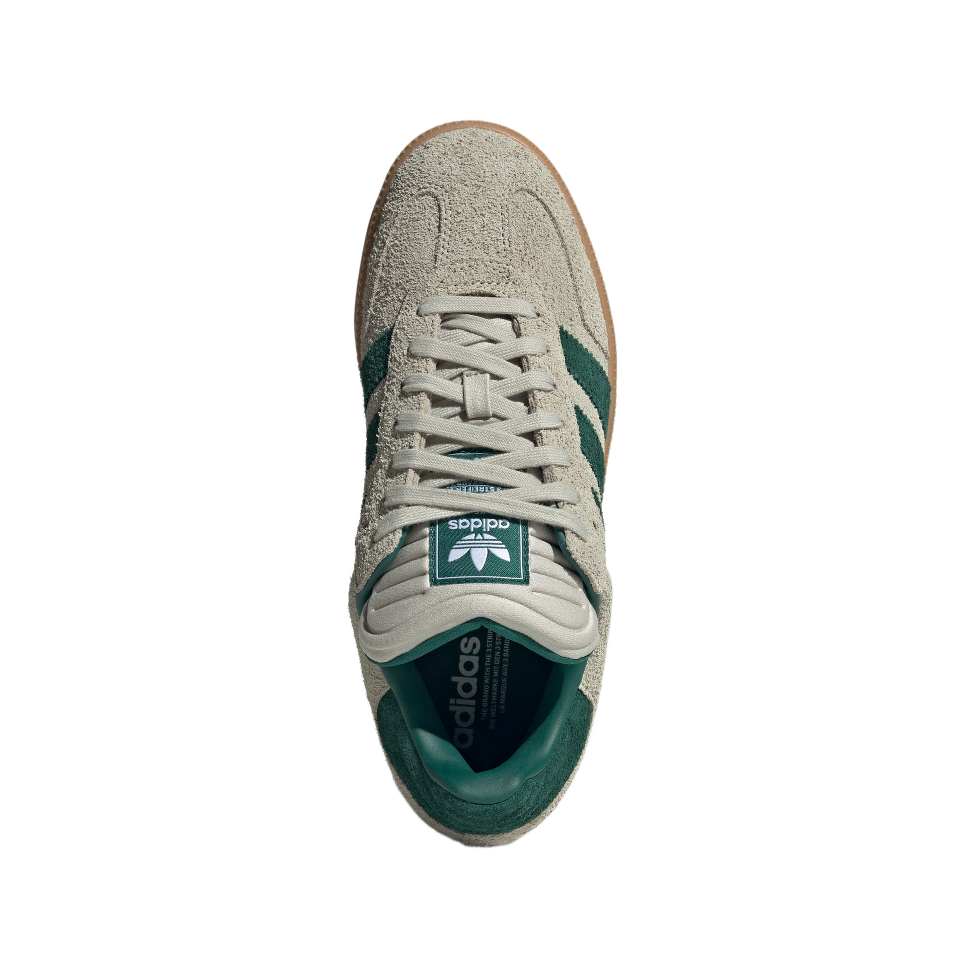 adidas Samba XLG Putty Grey Collegiate Green