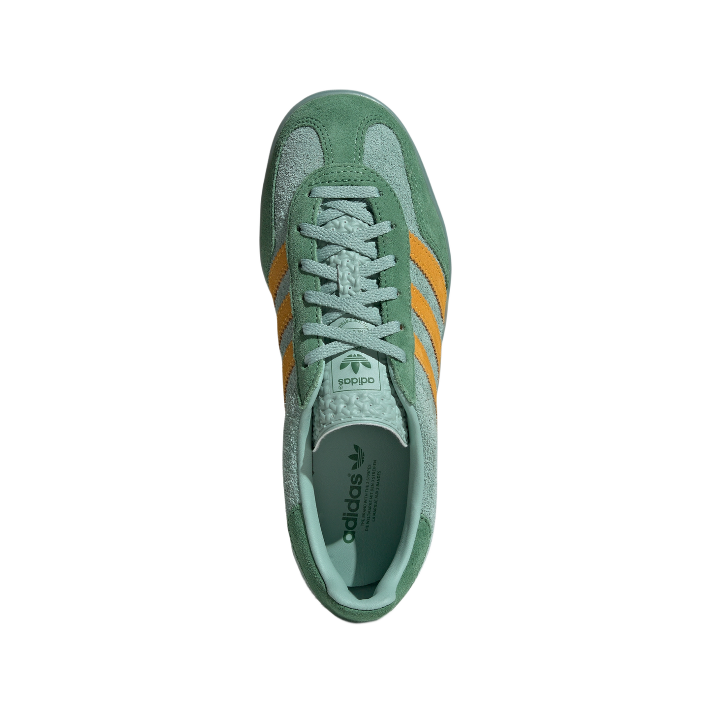 adidas Gazelle Indoor Hazy Green Crew Yellow (Women's)