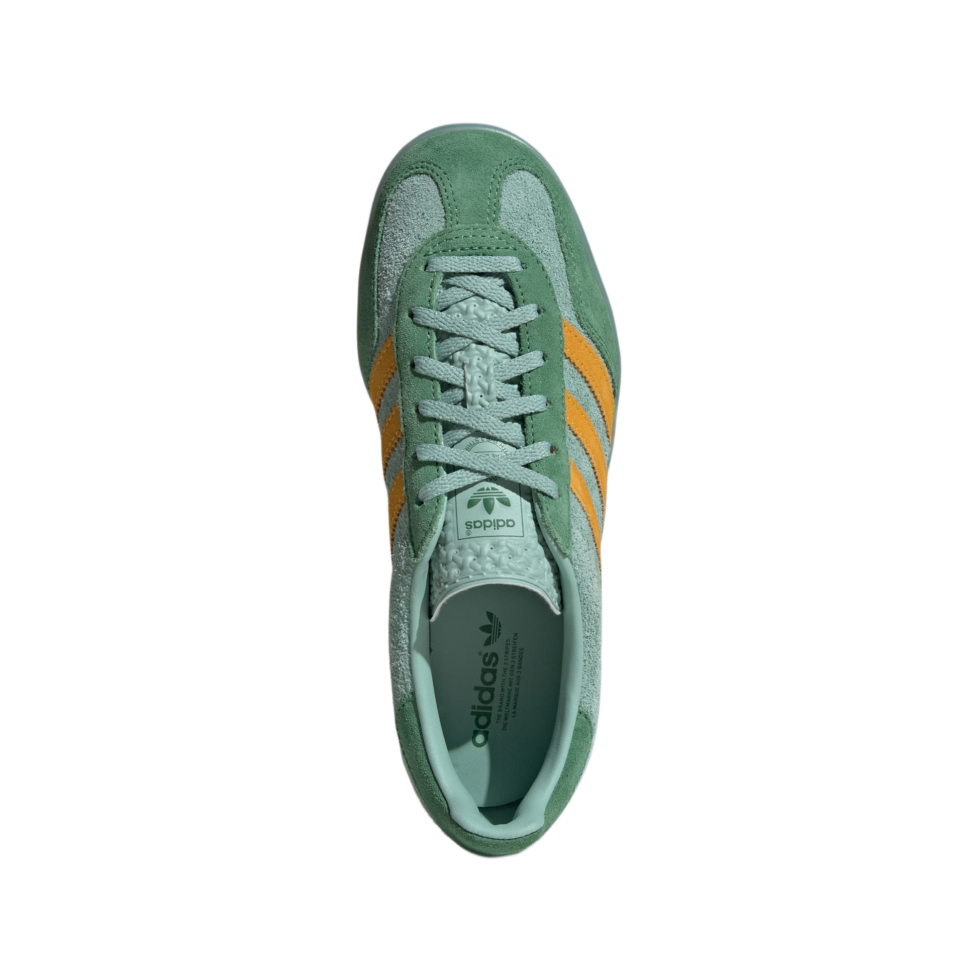 adidas Gazelle Indoor Hazy Green Crew Yellow (Women's)