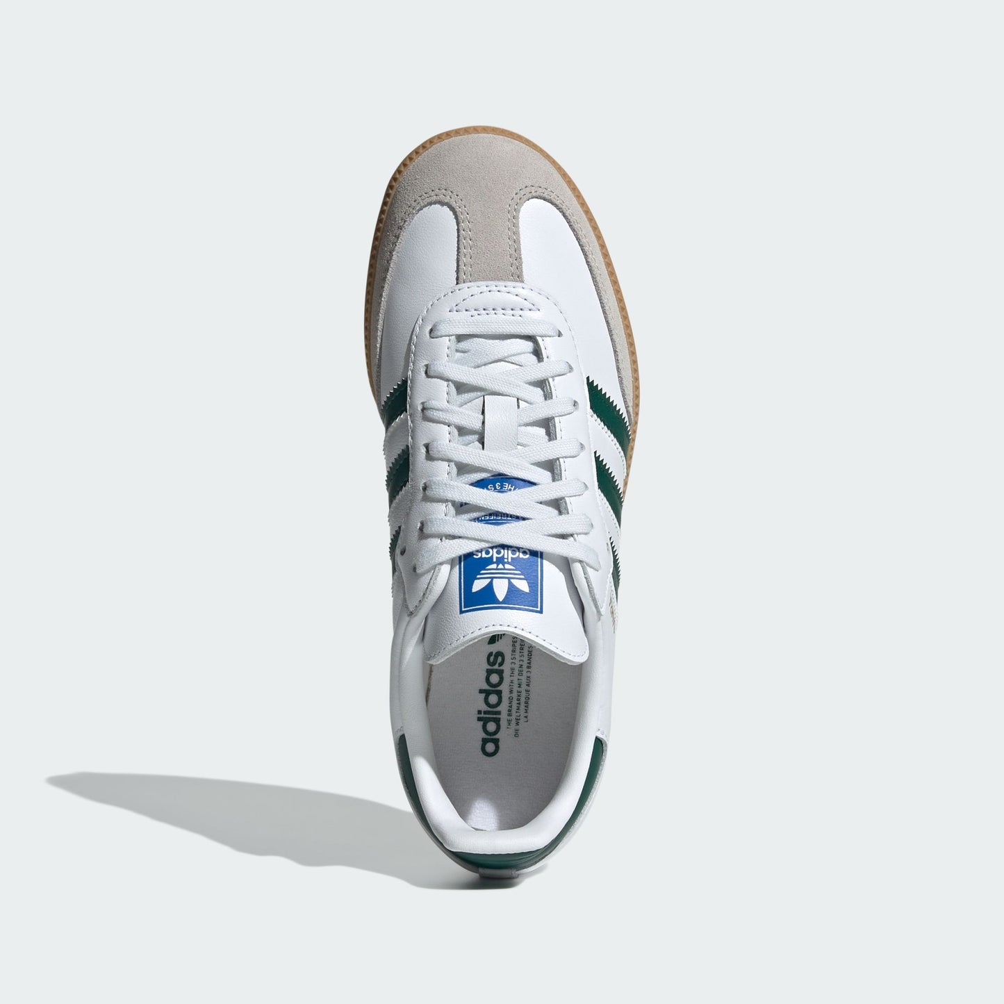 adidas Samba OG White Collegiate Green Gum (Kids)
