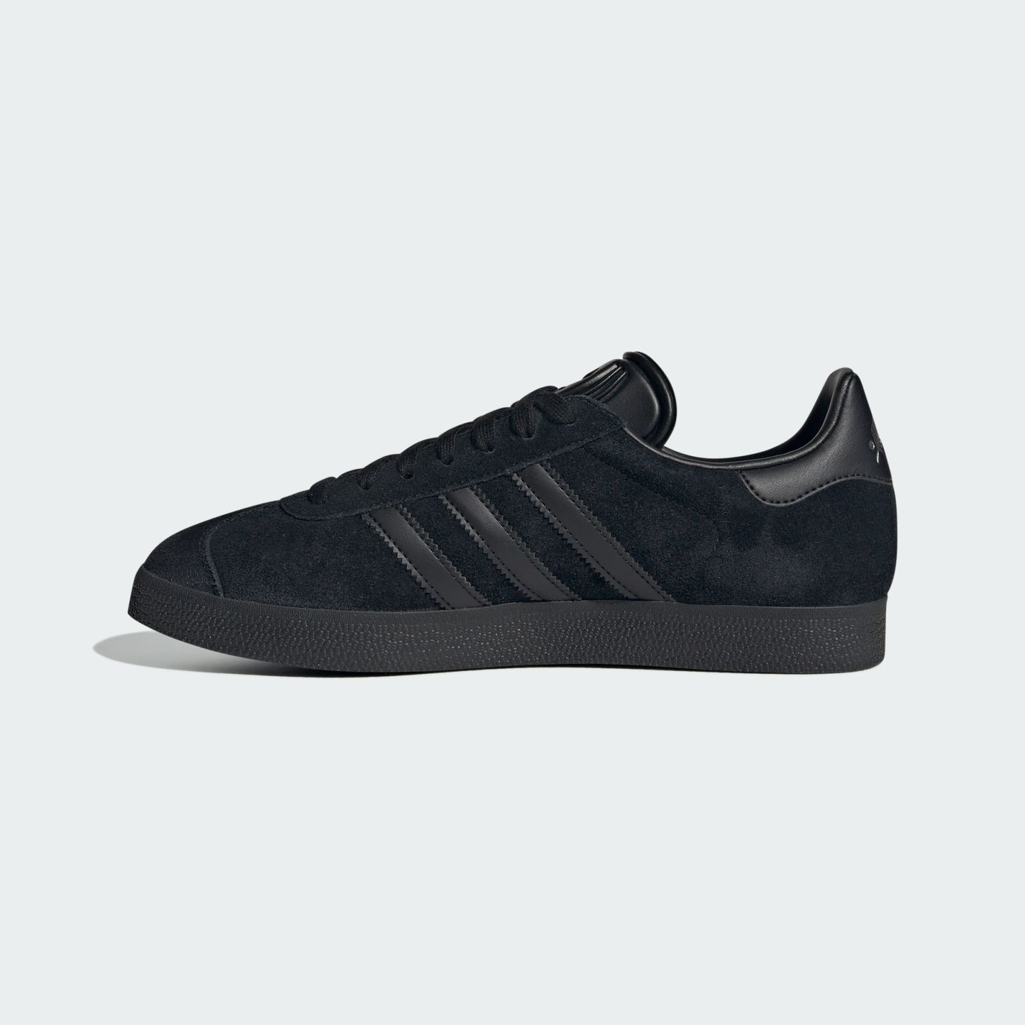 adidas Gazelle All Black Silver Metallic