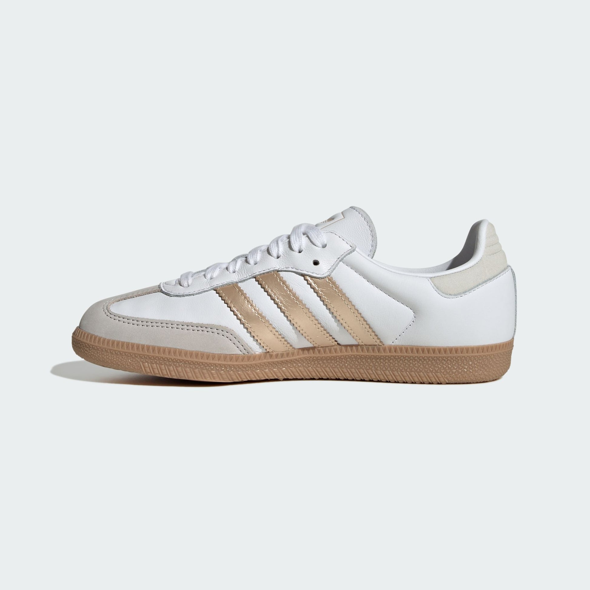 adidas Samba OG White Wonder Gold Metallic (Women's)