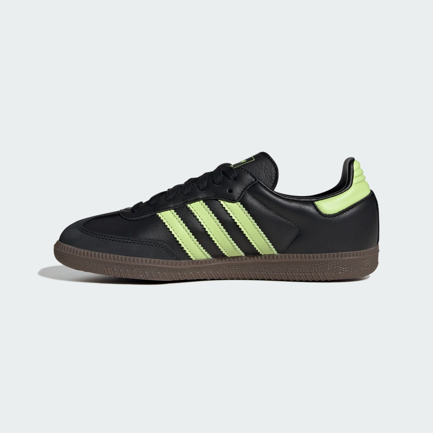 adidas Samba OG Black Pulse Lime (Women's)