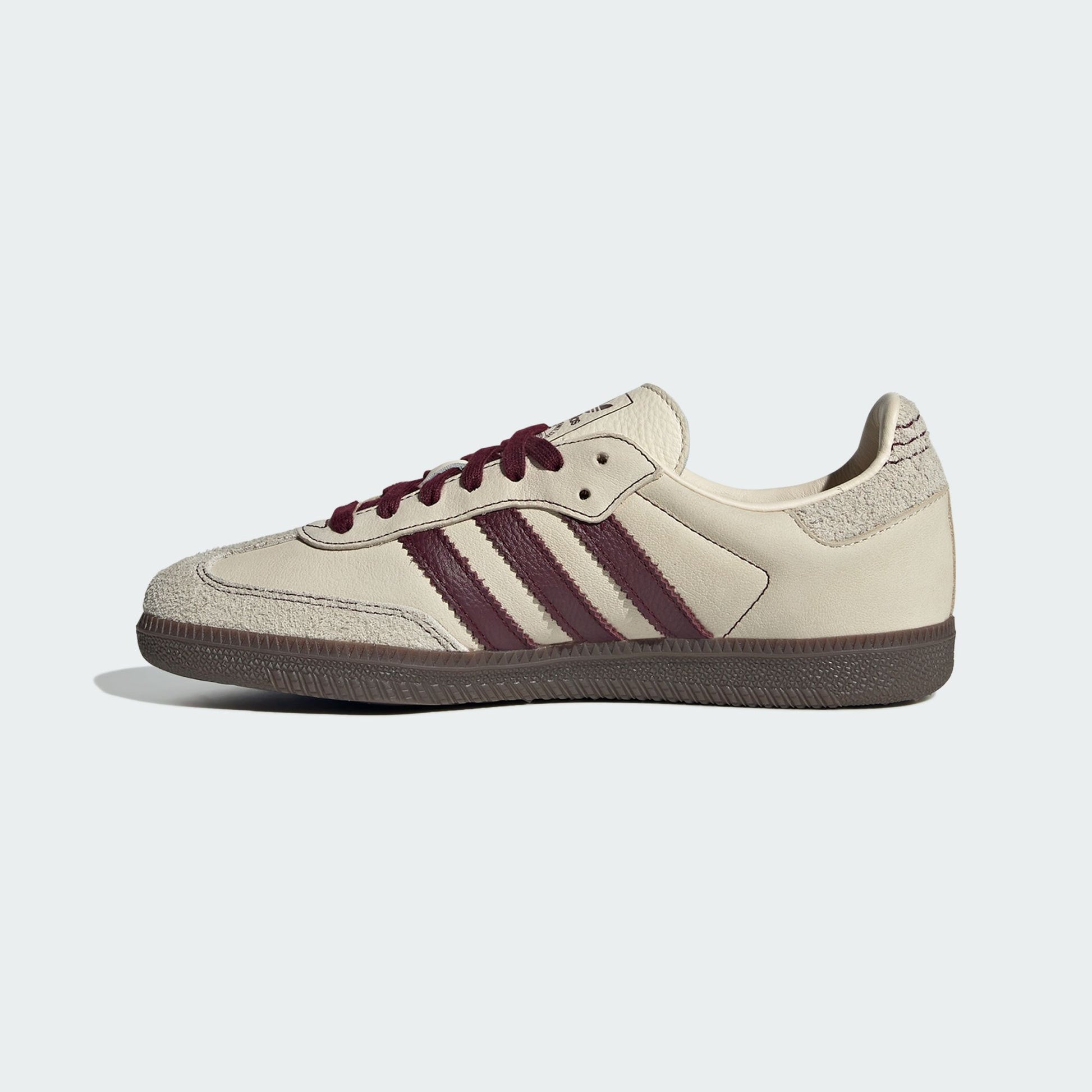 adidas Samba OG Wonder White Maroon (Women's)