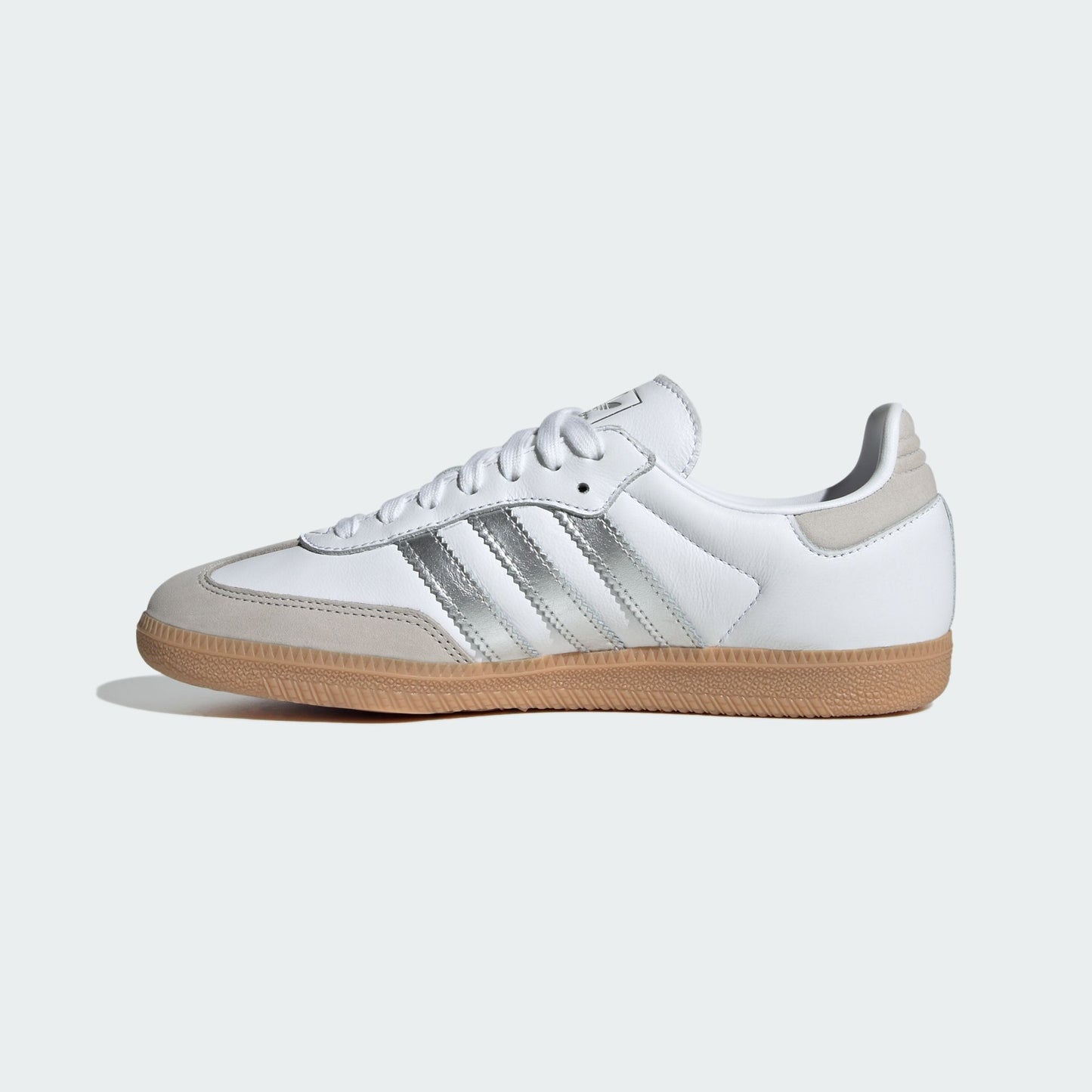 adidas Samba OG White Silver Metallic Grey (Women's)