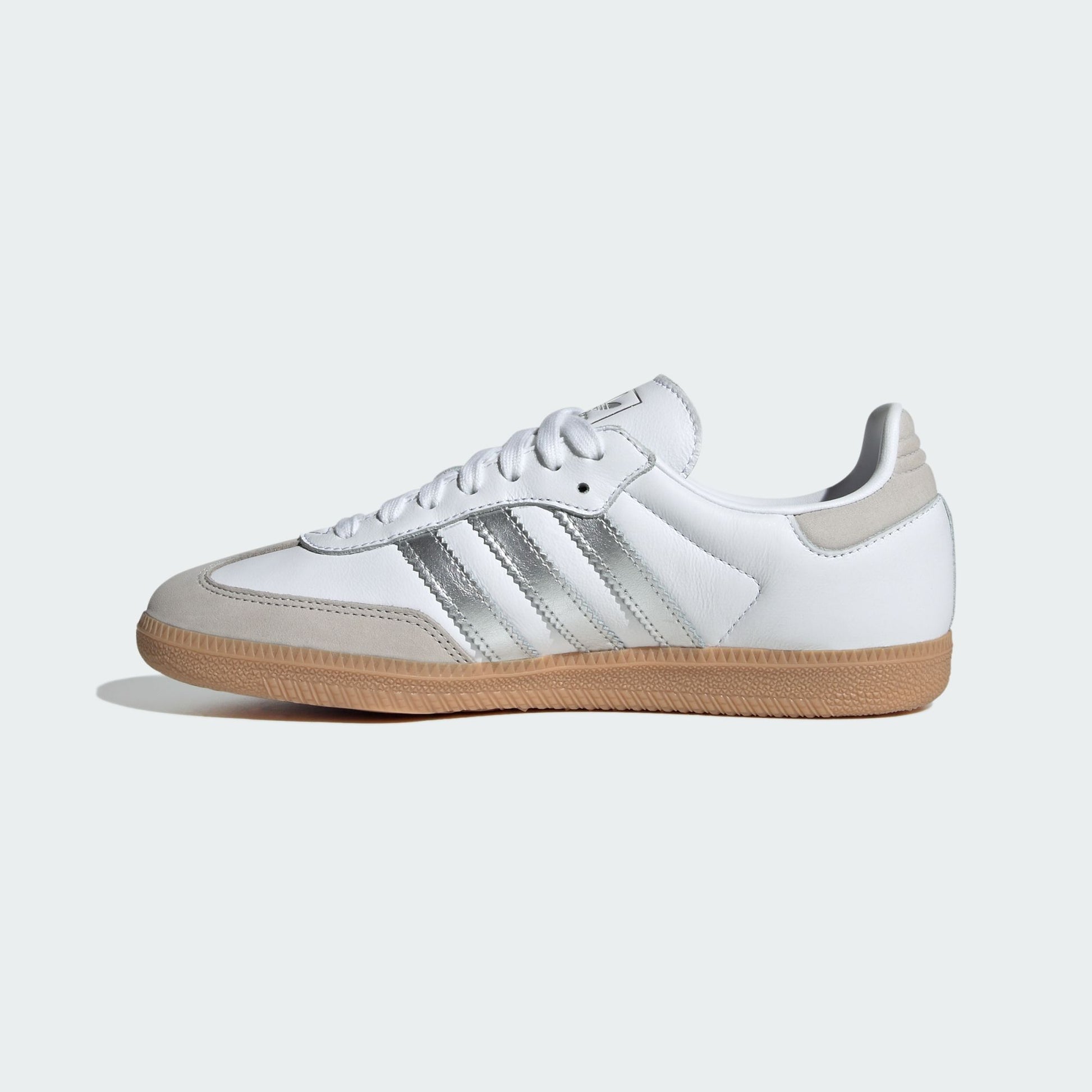 adidas Samba OG White Silver Metallic Grey (Women's)
