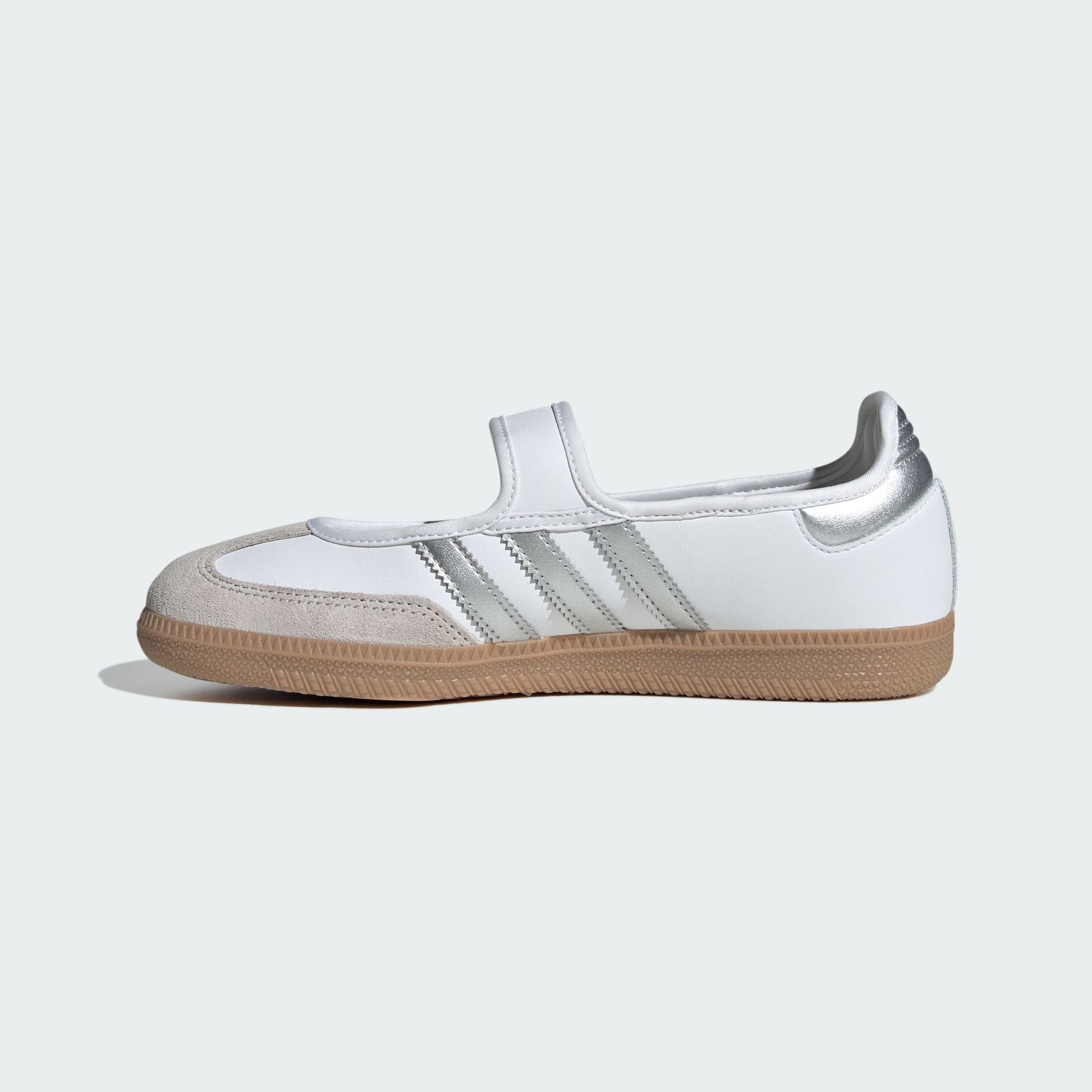 adidas Samba Jane White Silver Metallic (Women's)