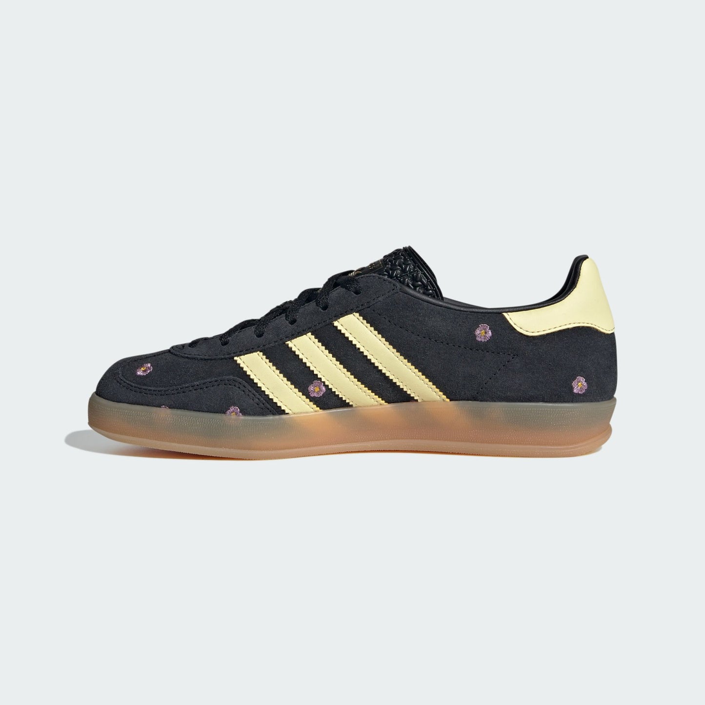 adidas Gazelle Indoor Core Black Almost Yellow Floral (Women's)