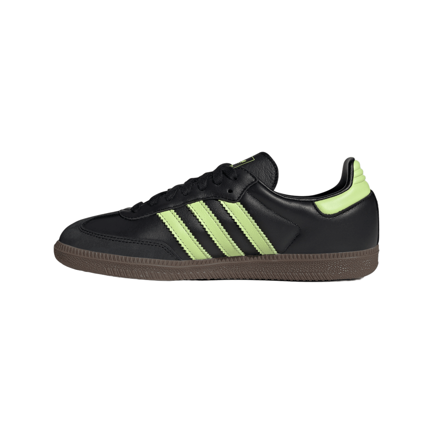 adidas Samba OG Black Pulse Lime (Women's)