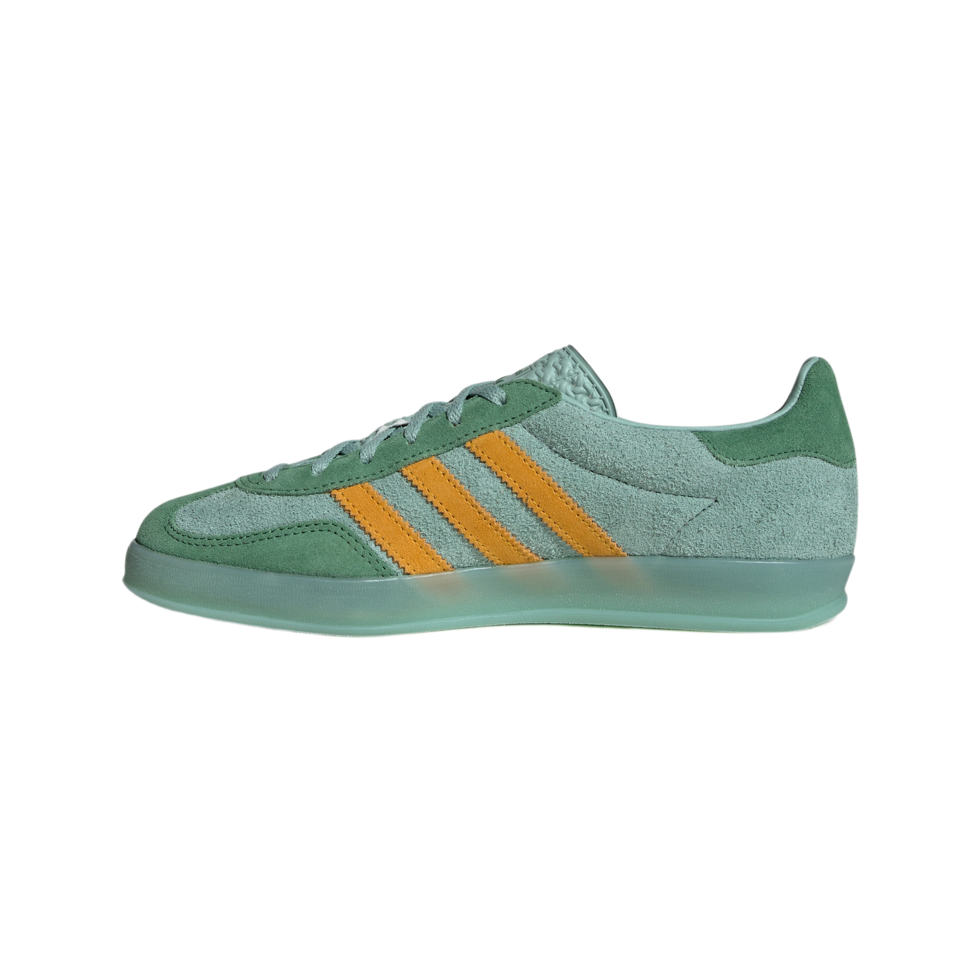 adidas Gazelle Indoor Hazy Green Crew Yellow (Women's)