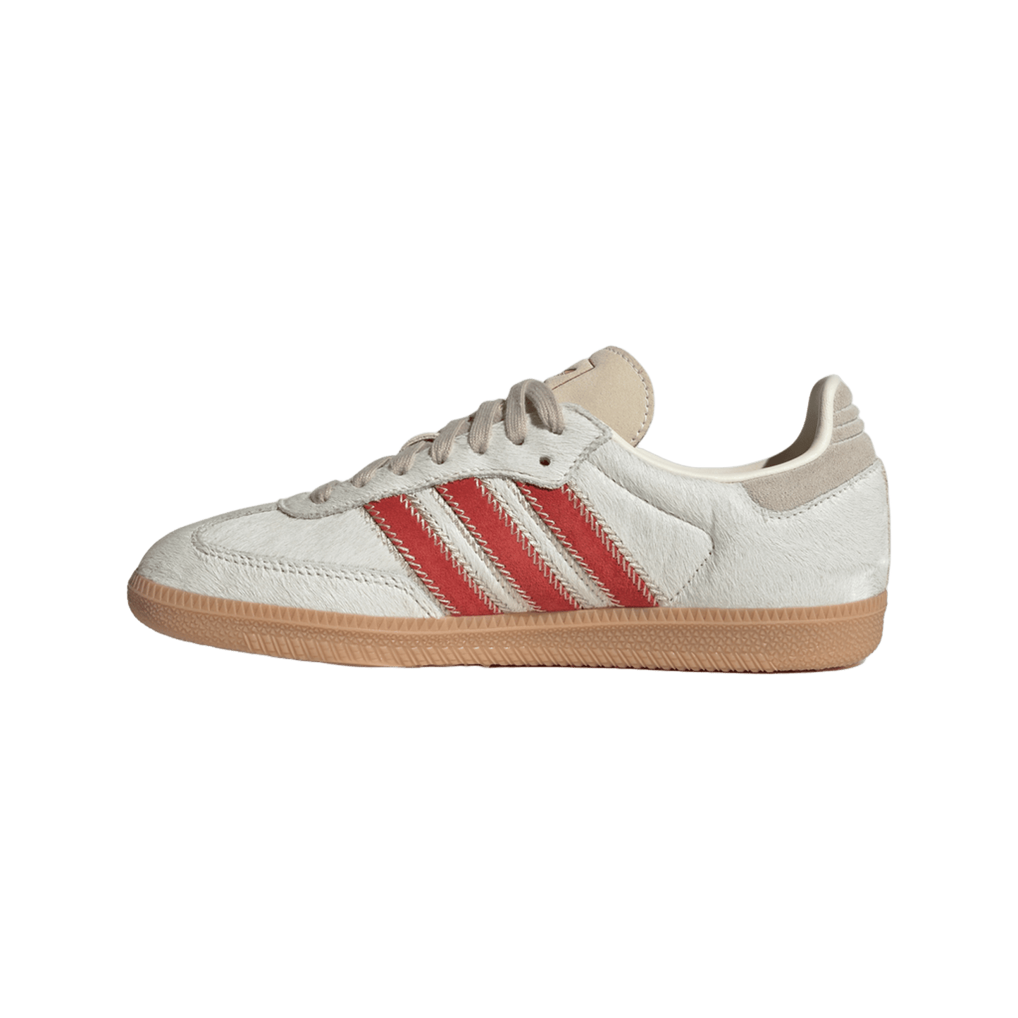 adidas Samba OG Pony Hair Wonder Beige Better Scarlet (Women's)