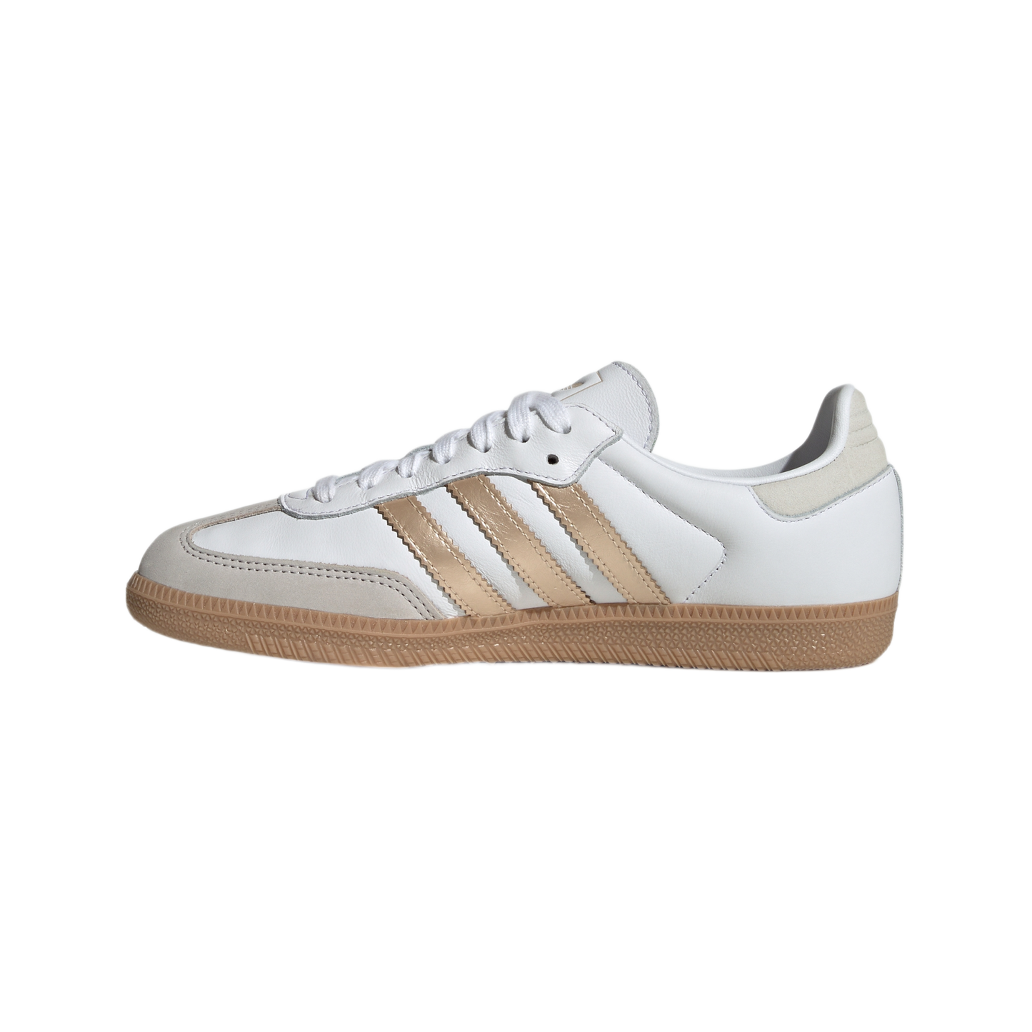 adidas Samba OG White Wonder Gold Metallic (Women's)