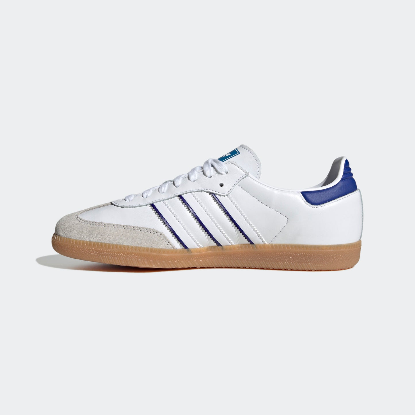 adidas Samba Leather Cloud White Lucid Blue