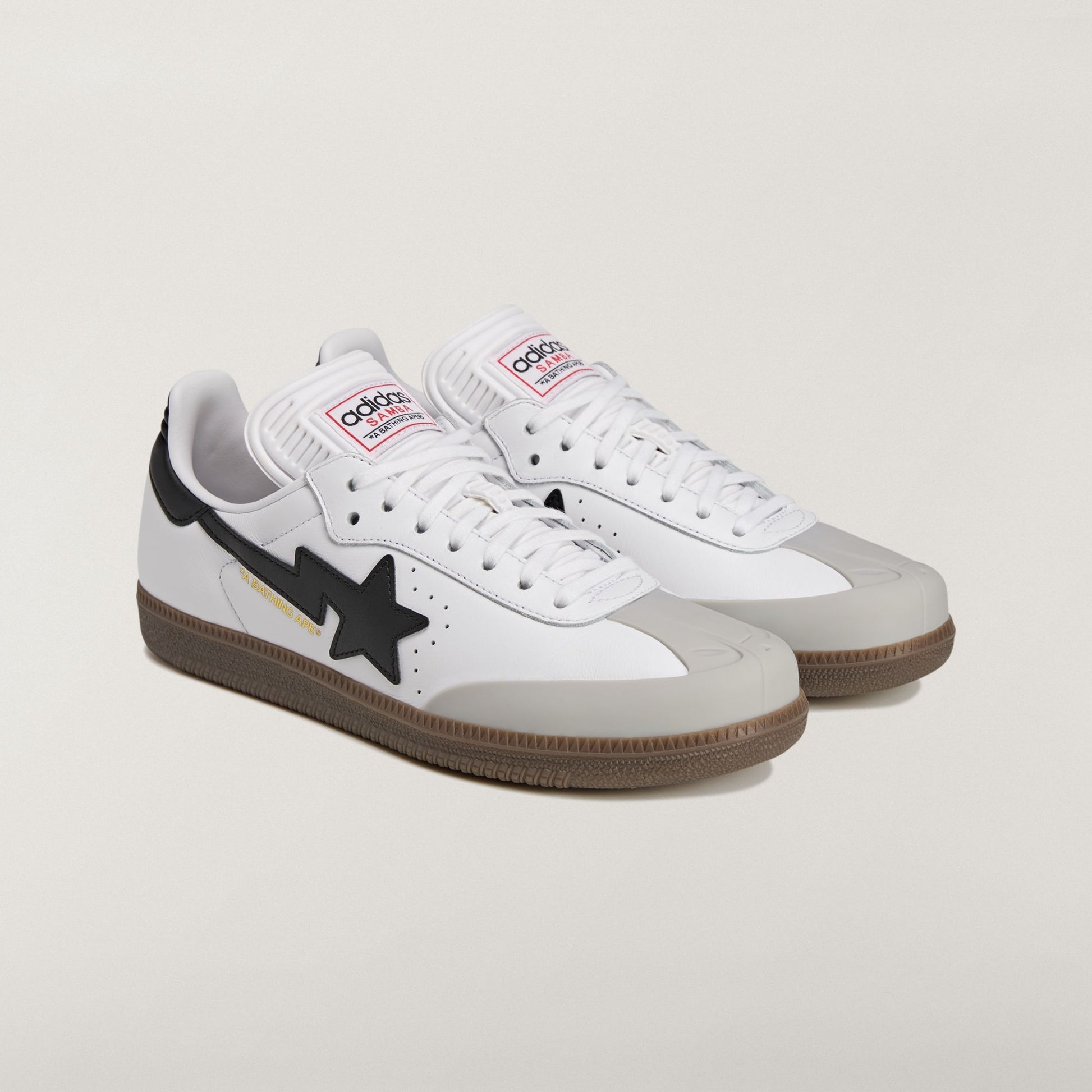 adidas Samba Bape White Black Gum