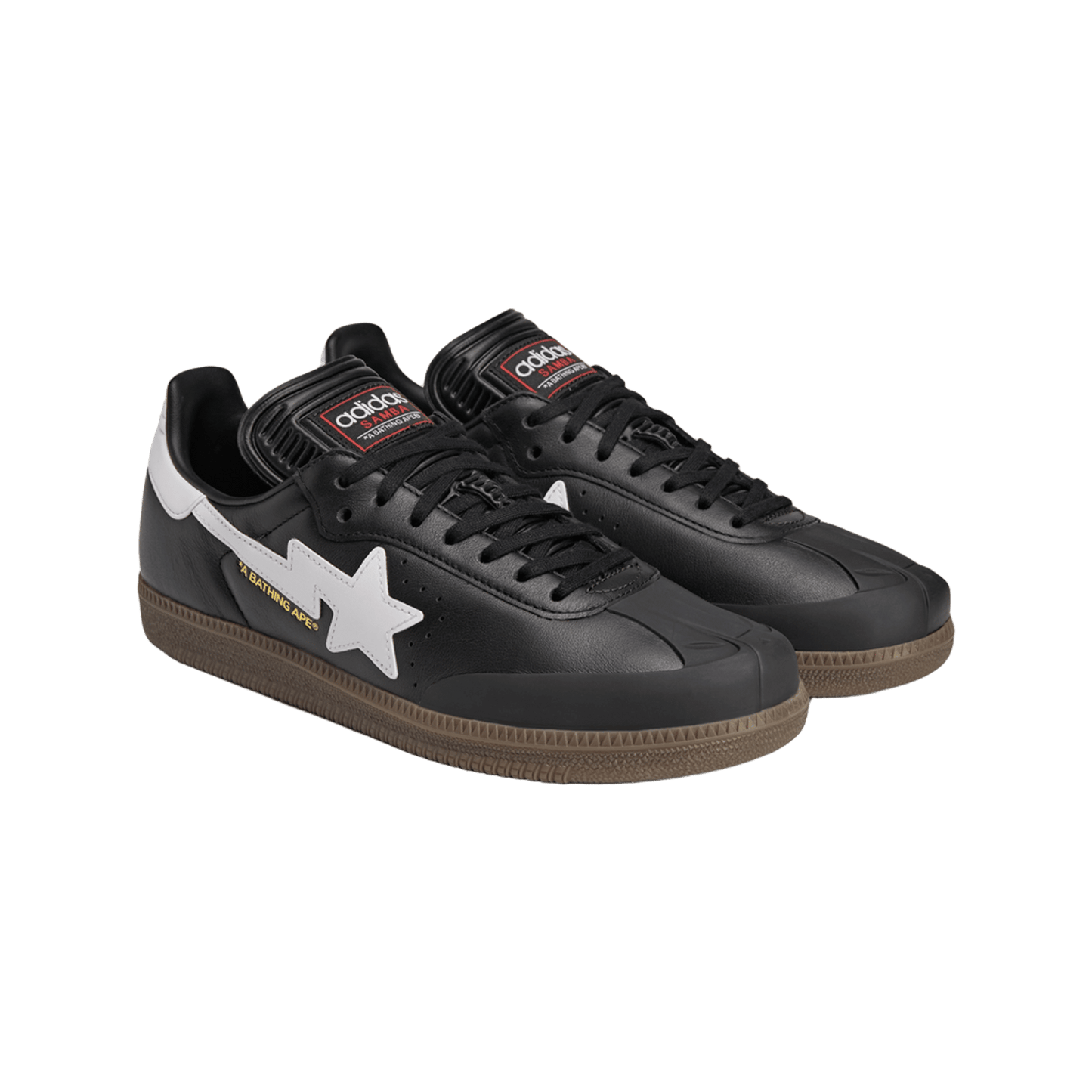 adidas Samba Bape Black White Gum