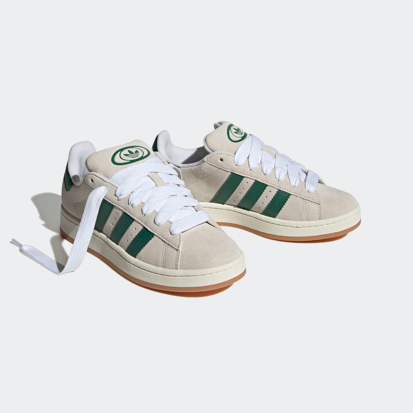 adidas Campus 00s Crystal White Dark Green (Women's)