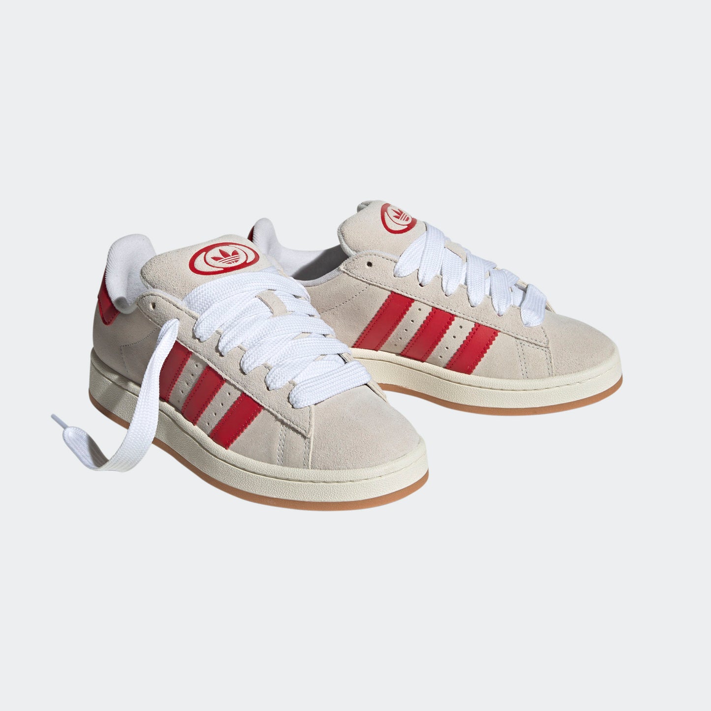 adidas Campus 00s Crystal White Better Scarlet (Women's)