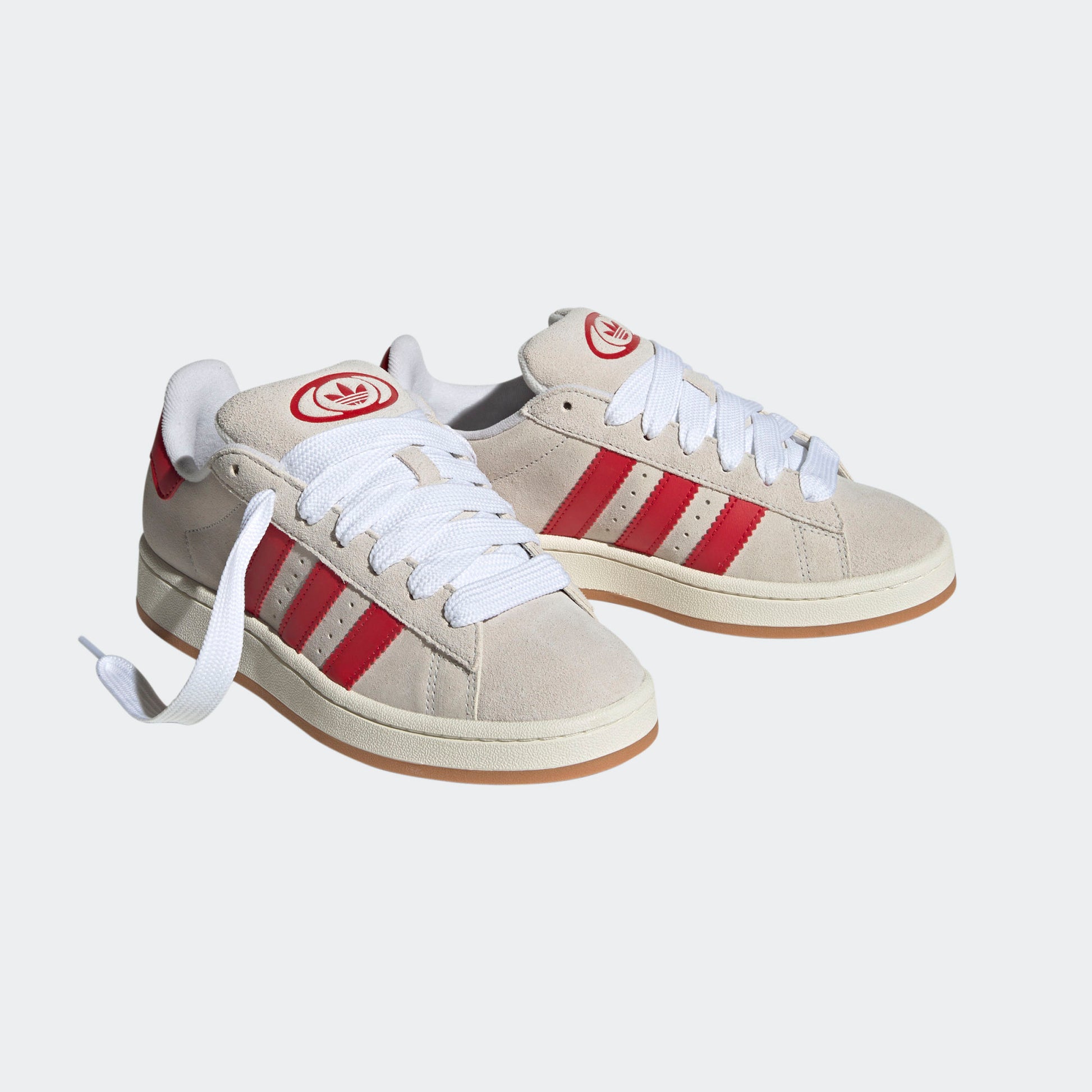 adidas Campus 00s Crystal White Better Scarlet (Women's)