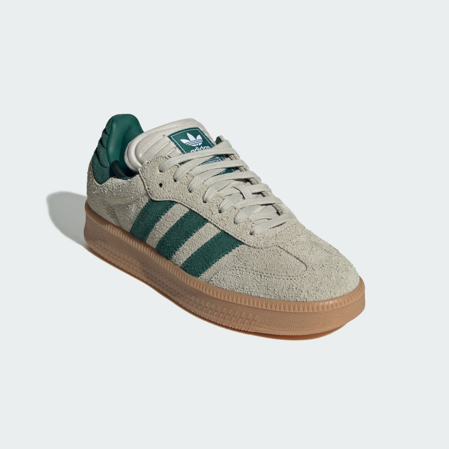 adidas Samba XLG Putty Grey Collegiate Green