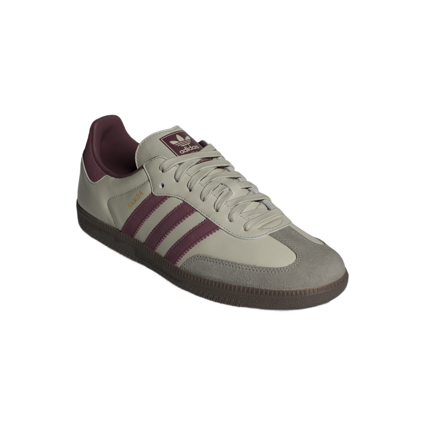 adidas Samba OG Putty Grey Maroon