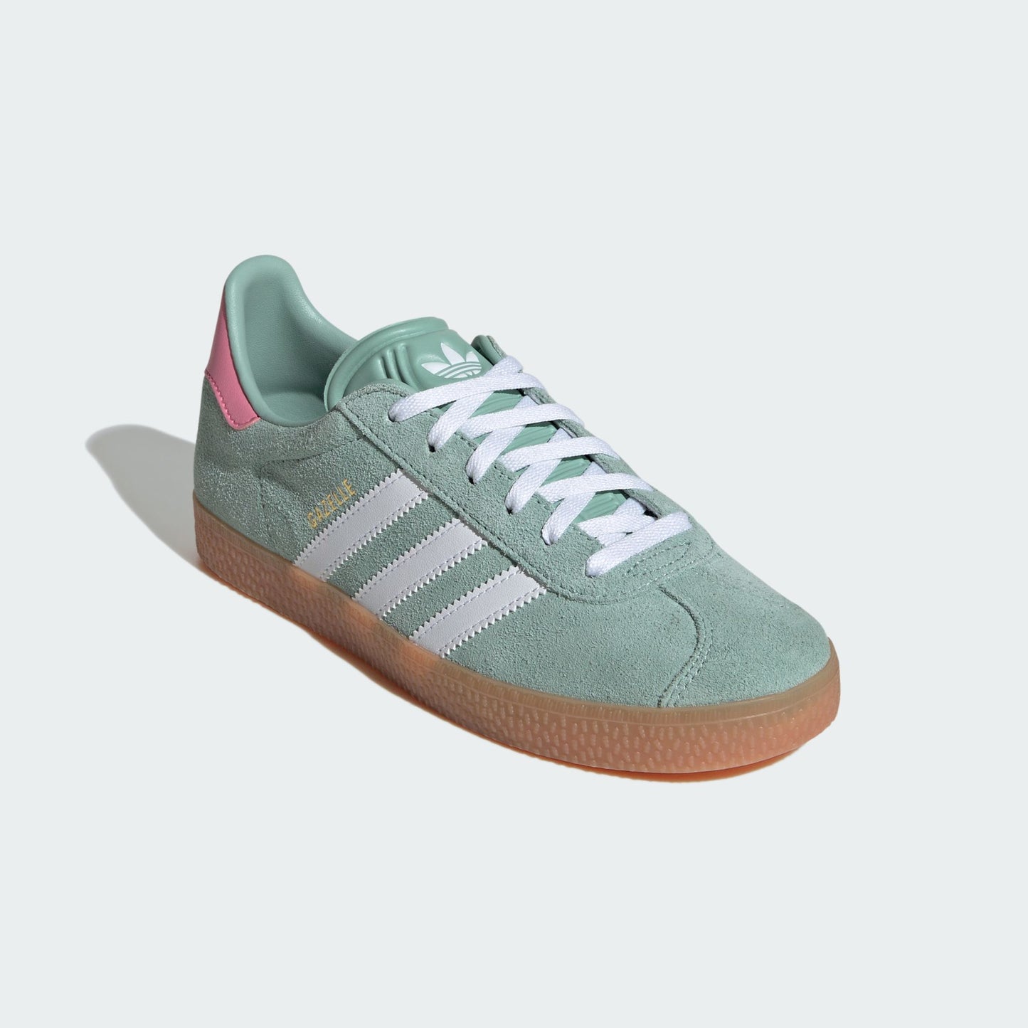 adidas Gazelle Hazy Green Bliss Pink (GS)