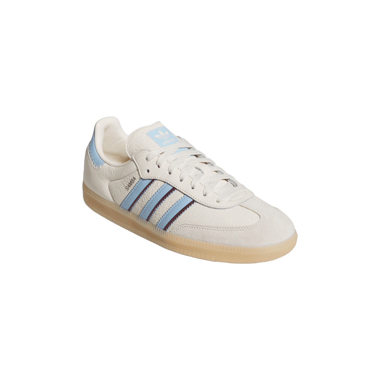 adidas Samba OG Wonder White Clear Sky Shadow Red