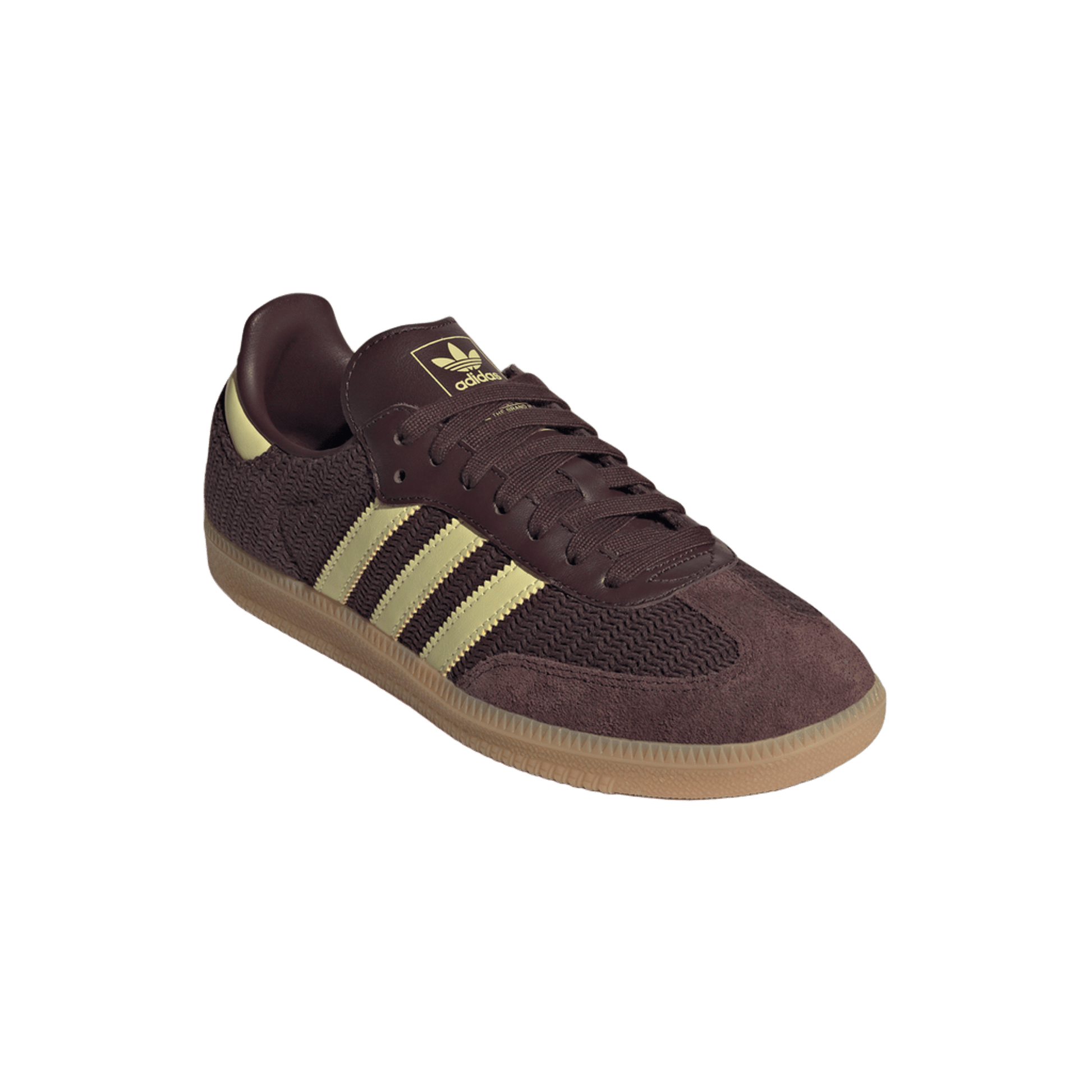 adidas Samba OG Shadow Brown Powder Yellow (Women's)