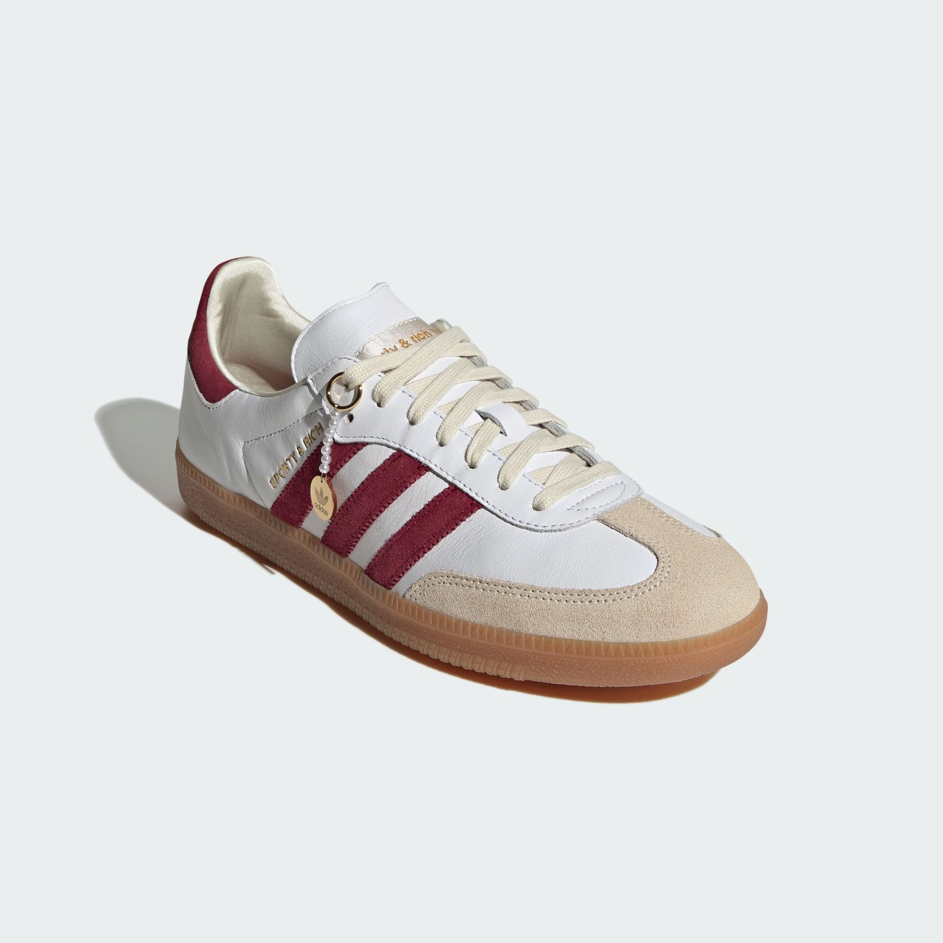adidas Samba Sporty & Rich White Collegiate Burgundy