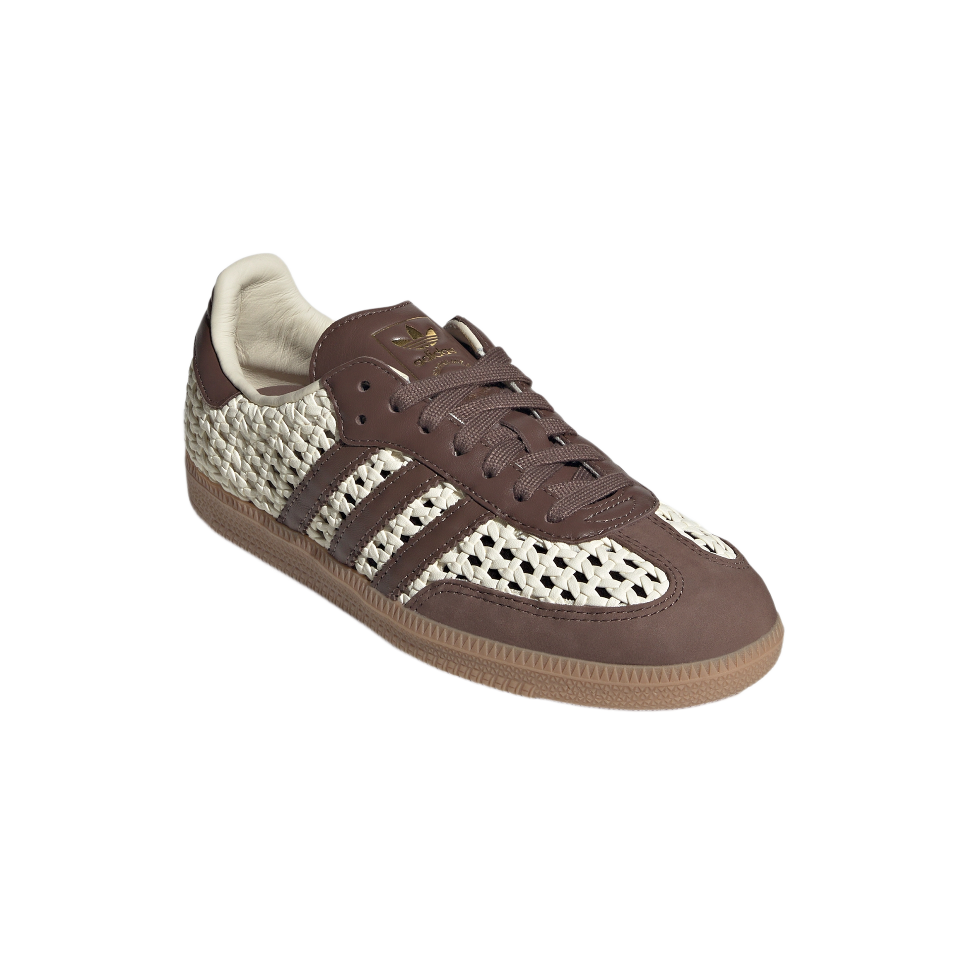adidas Samba OG Basketweave Cream White Earth Strata (Women's)