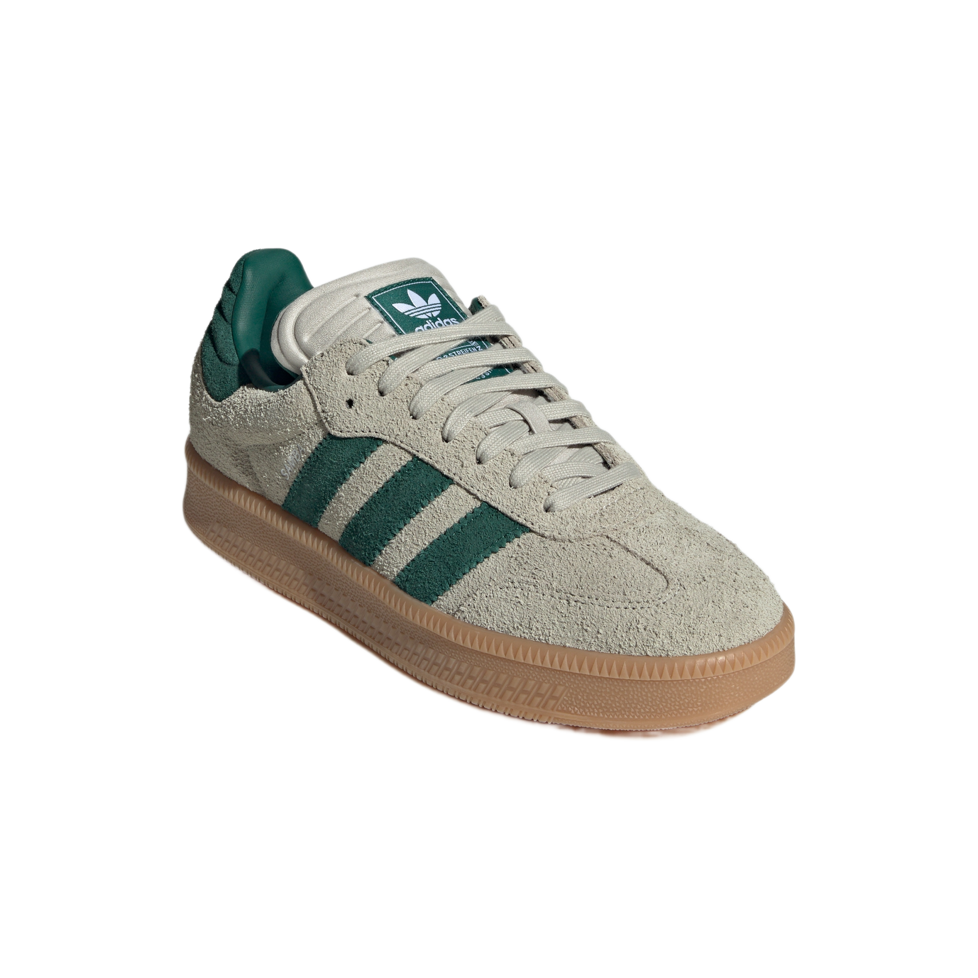adidas Samba XLG Putty Grey Collegiate Green