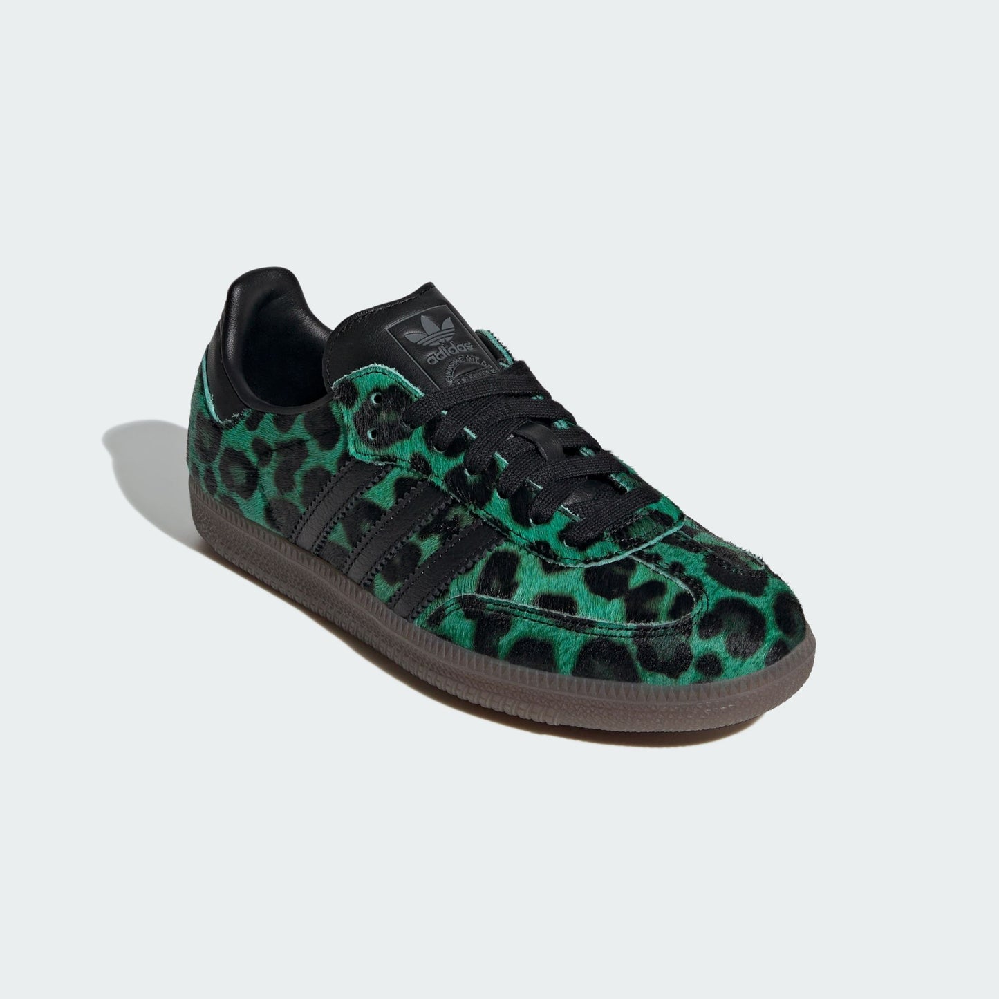 adidas Samba Semi Screaming Green Core Black Gold Metallic (Women's)