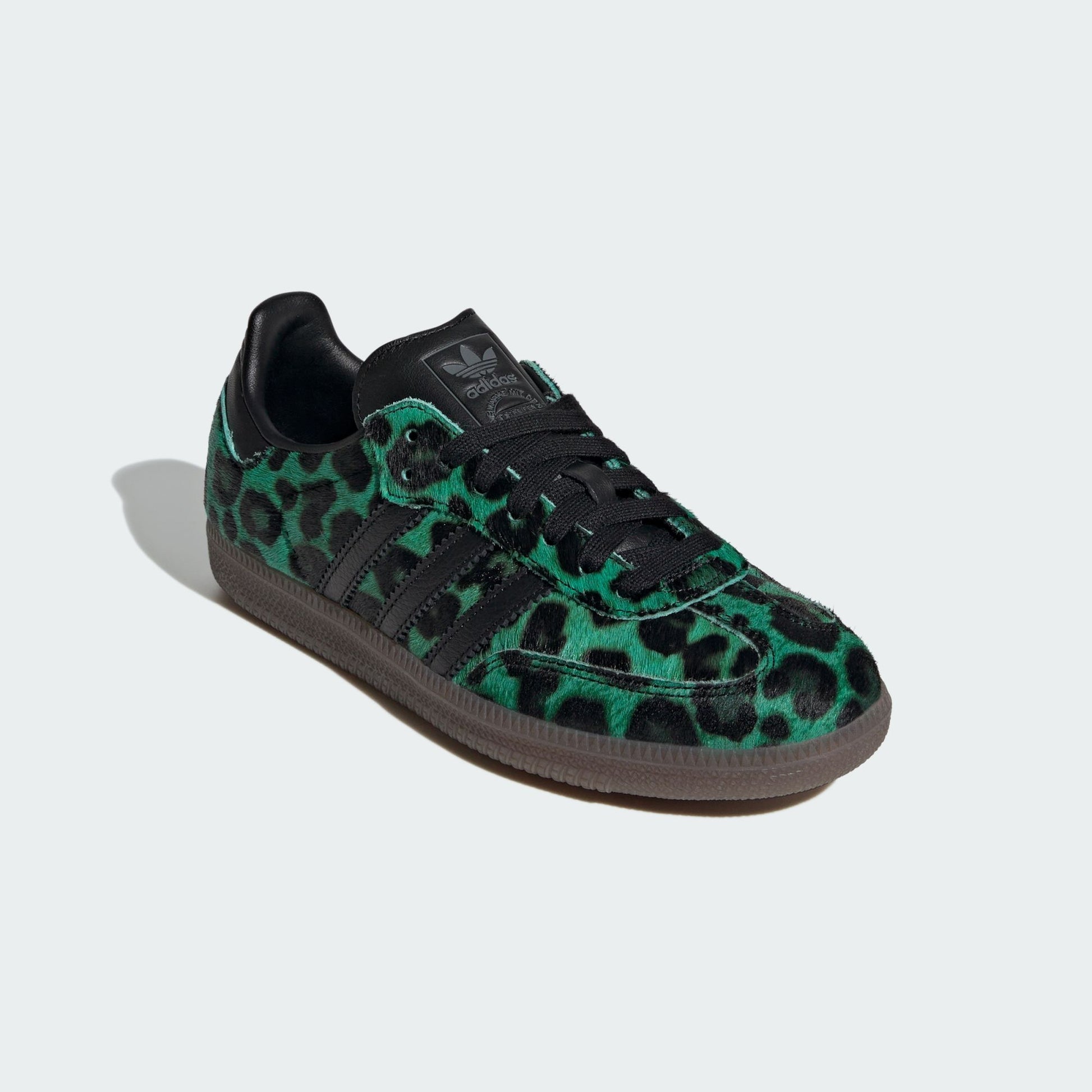 adidas Samba Semi Screaming Green Core Black Gold Metallic (Women's)
