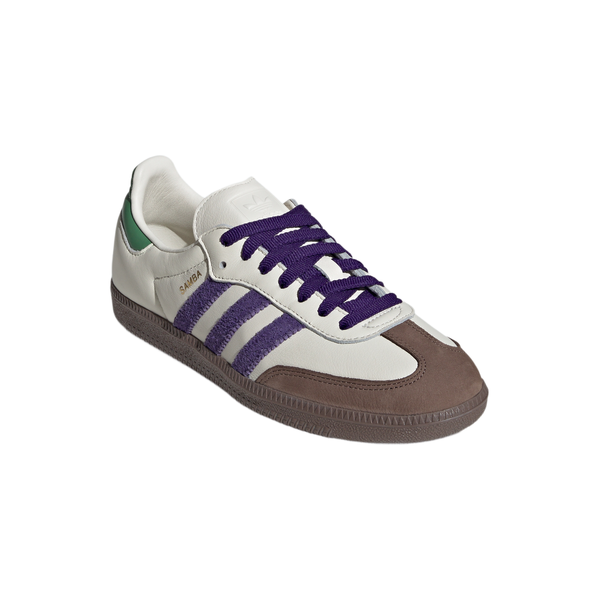 adidas Samba OG Off White Core Purple Green Brown (Women's)