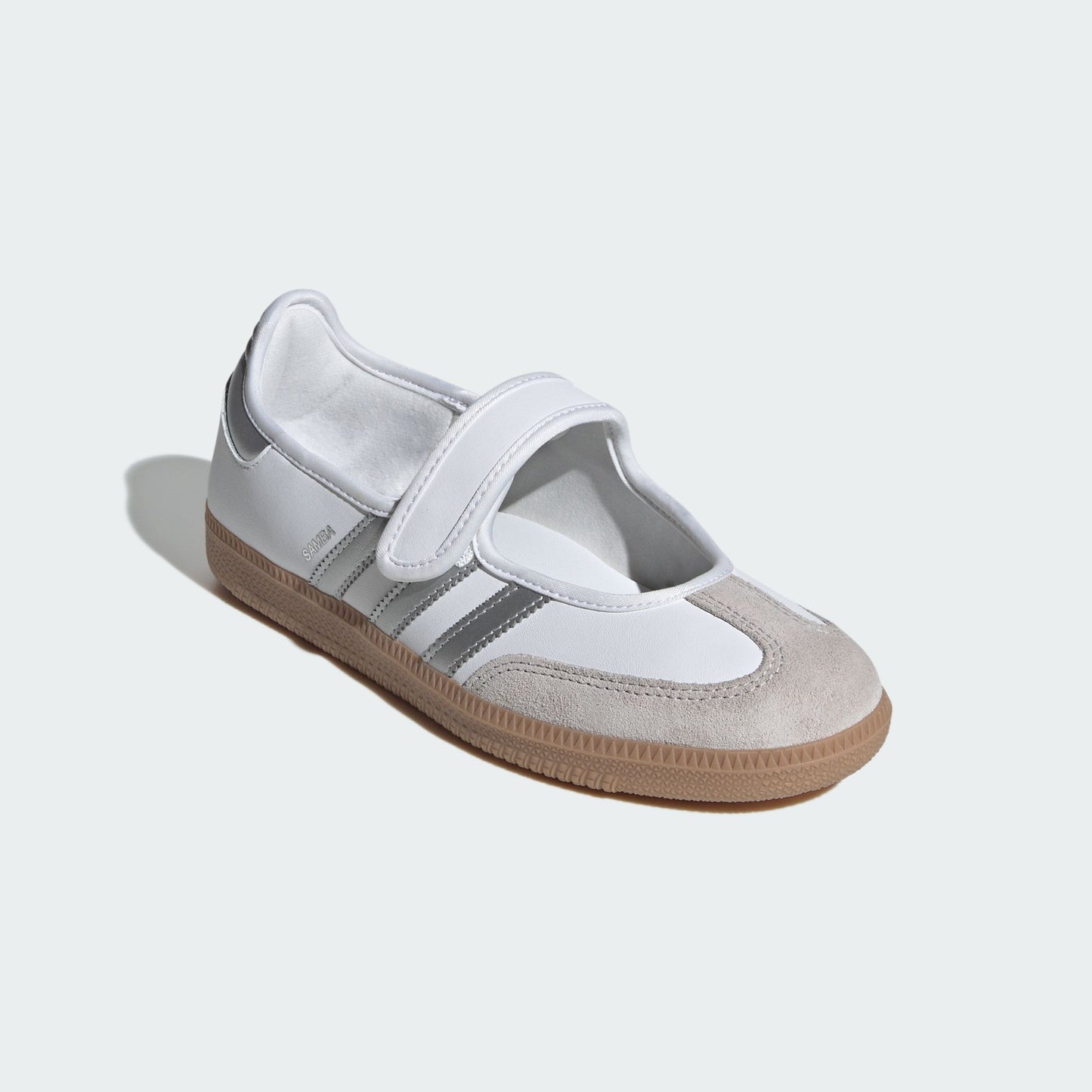 adidas Samba Jane White Silver Metallic (Women's)
