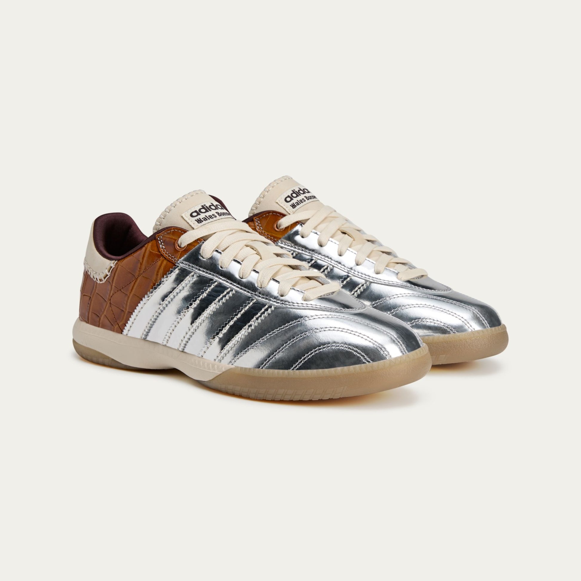 adidas Samba Millennium Wales Bonner Silver Metallic Yellow Croc