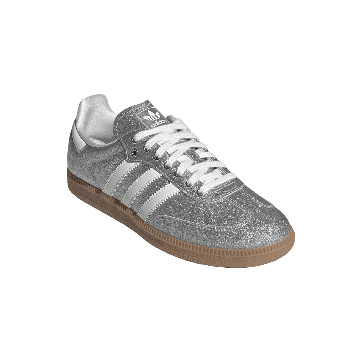 adidas Samba Shine Silver Metallic (Women's)