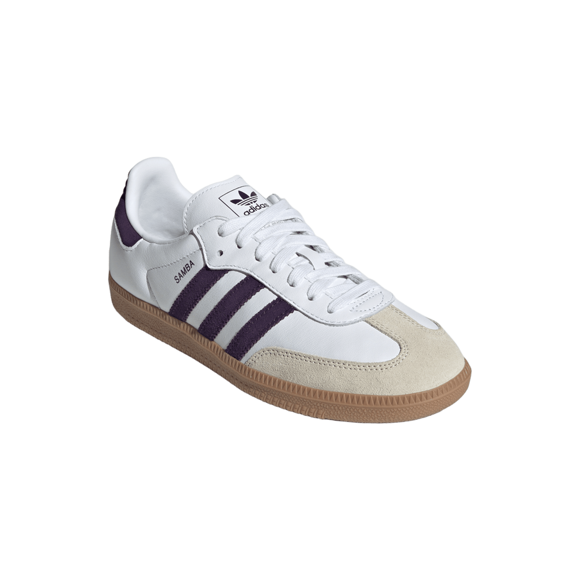 adidas Samba OG White Alumina Aurora Plum (Women's)
