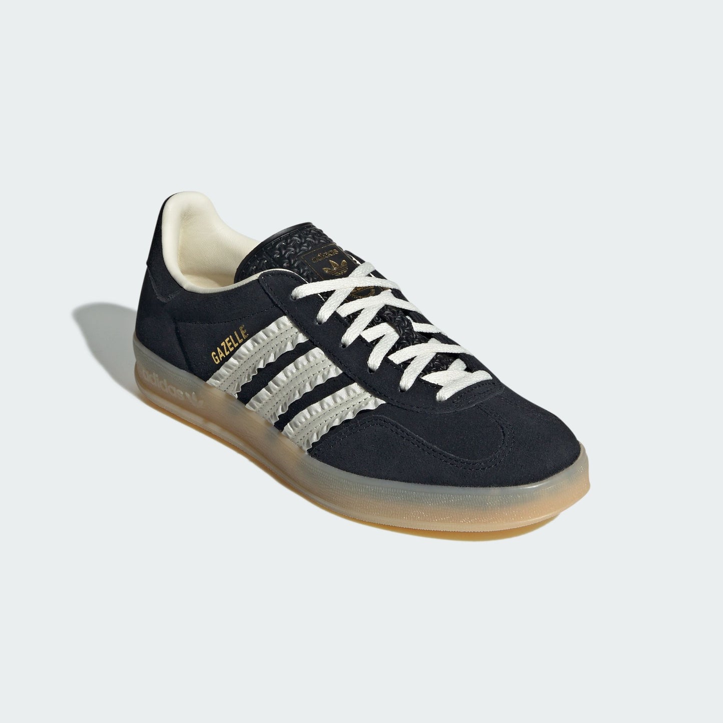 adidas Gazelle Indoor Core Black Cream White Gum (Women's)