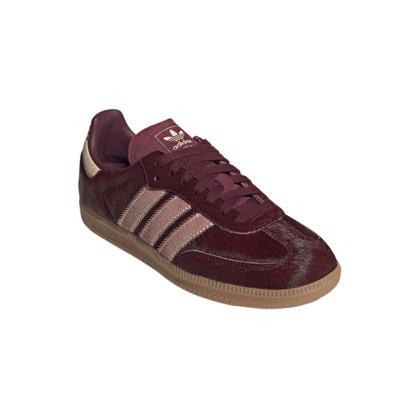 adidas Samba OG Maroon Sand Strata Pony (Women's)