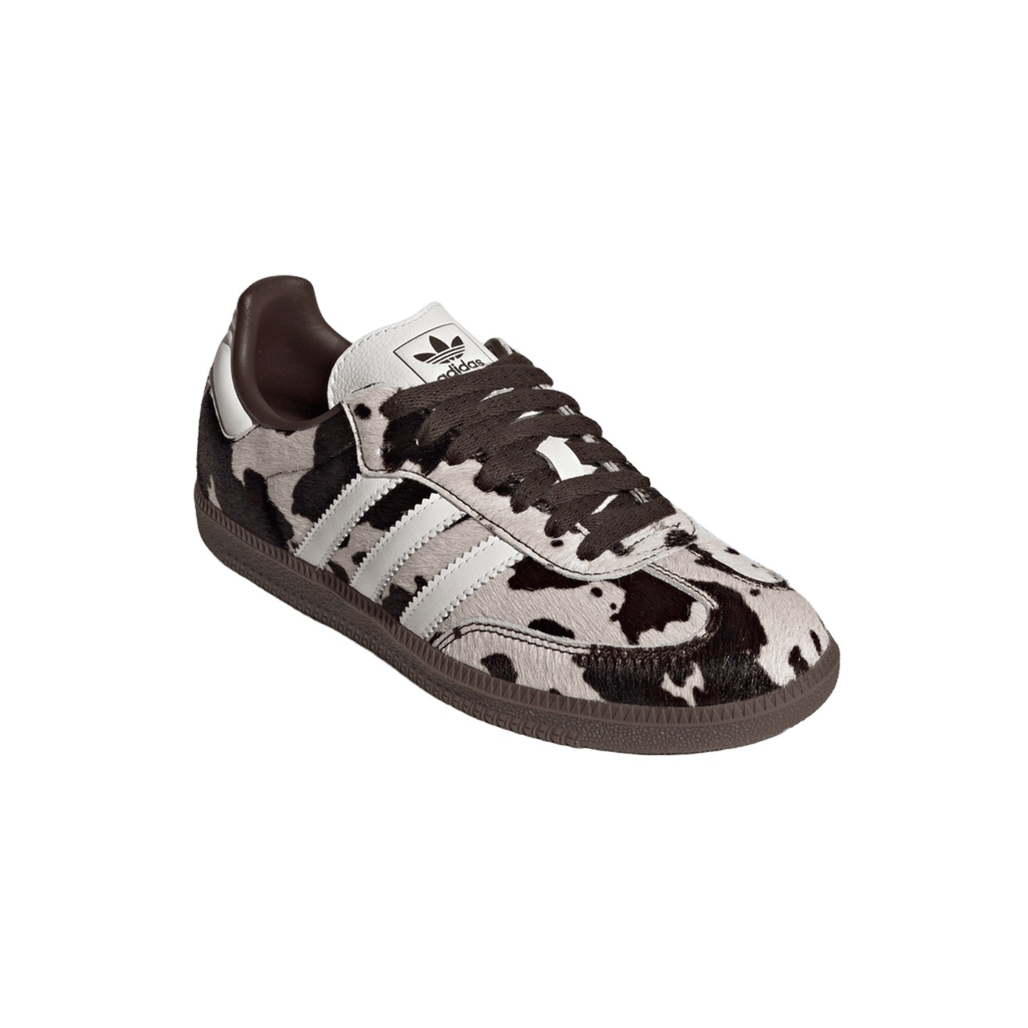 adidas Samba OG Cow Print Dark Brown White (Women's)