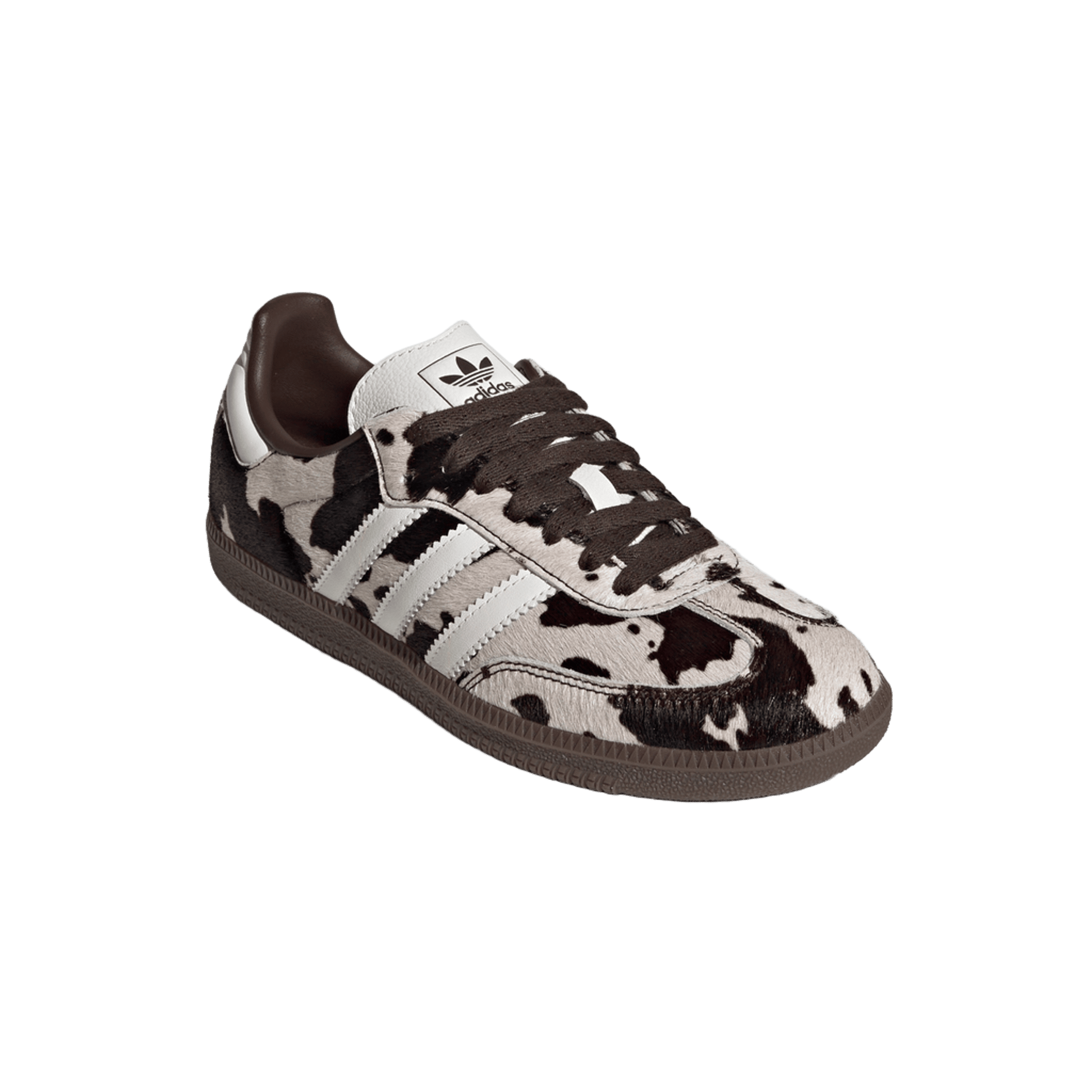 adidas Samba OG Cow Print Dark Brown White (Women's)