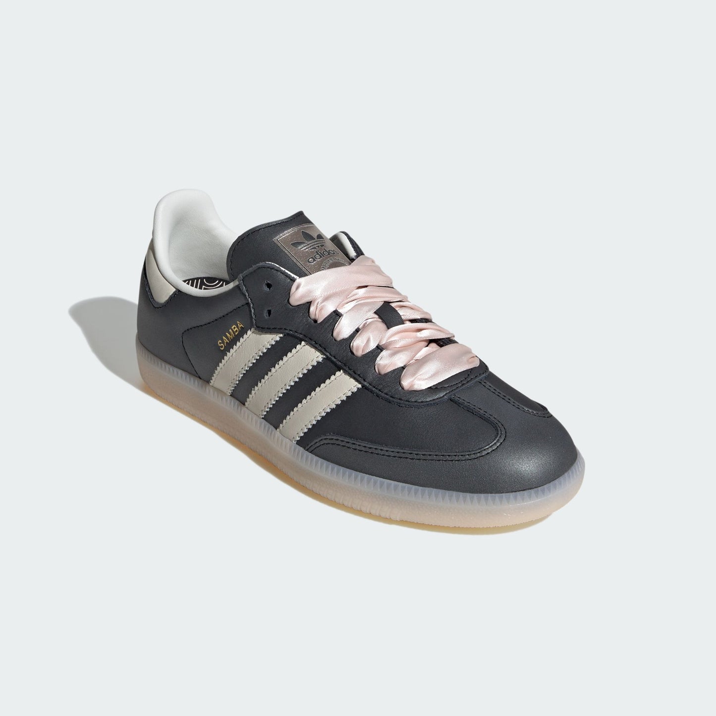 adidas Samba OG Black Pink Ribbon Laces (Women's)