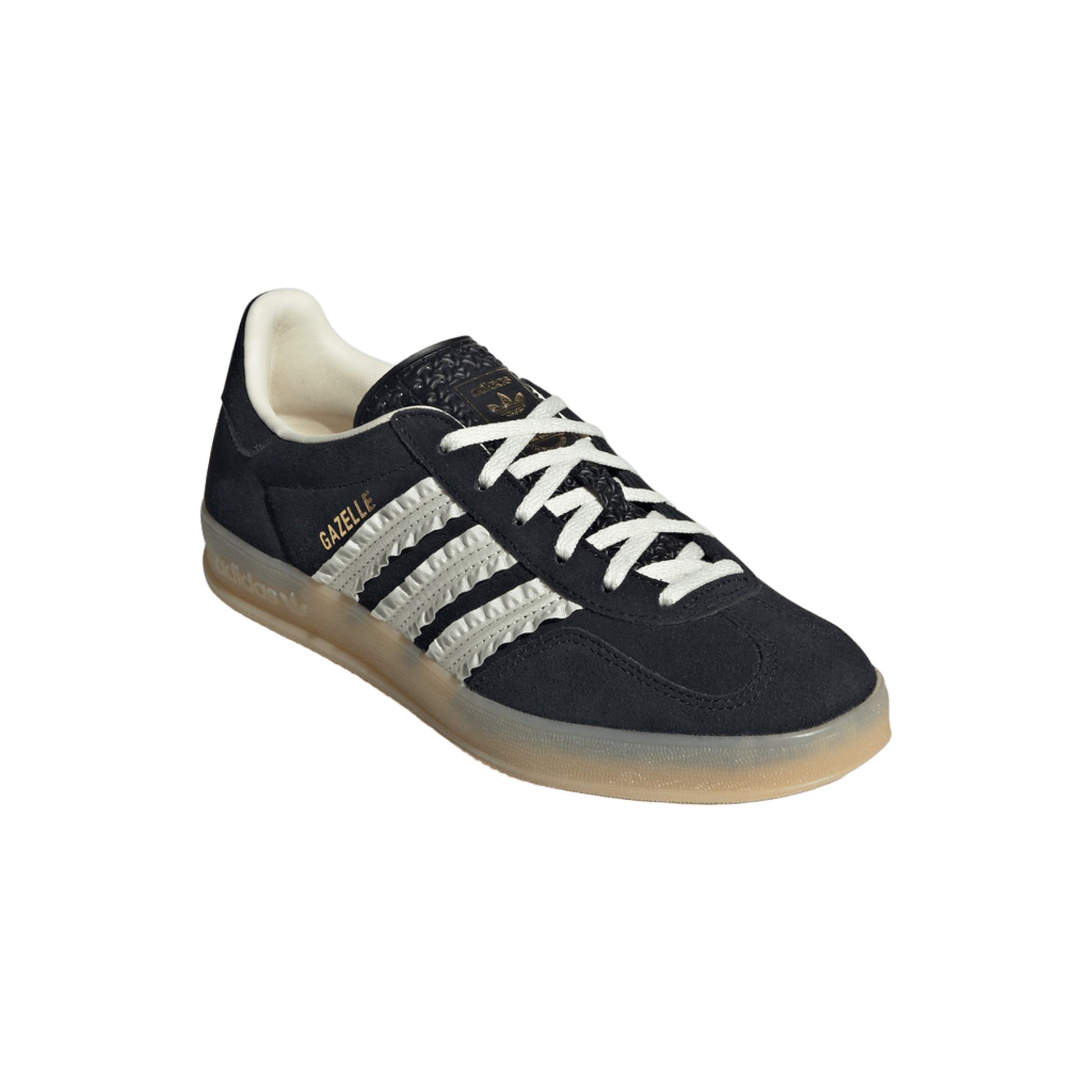 adidas Gazelle Indoor Core Black Cream White Gum (Women's)