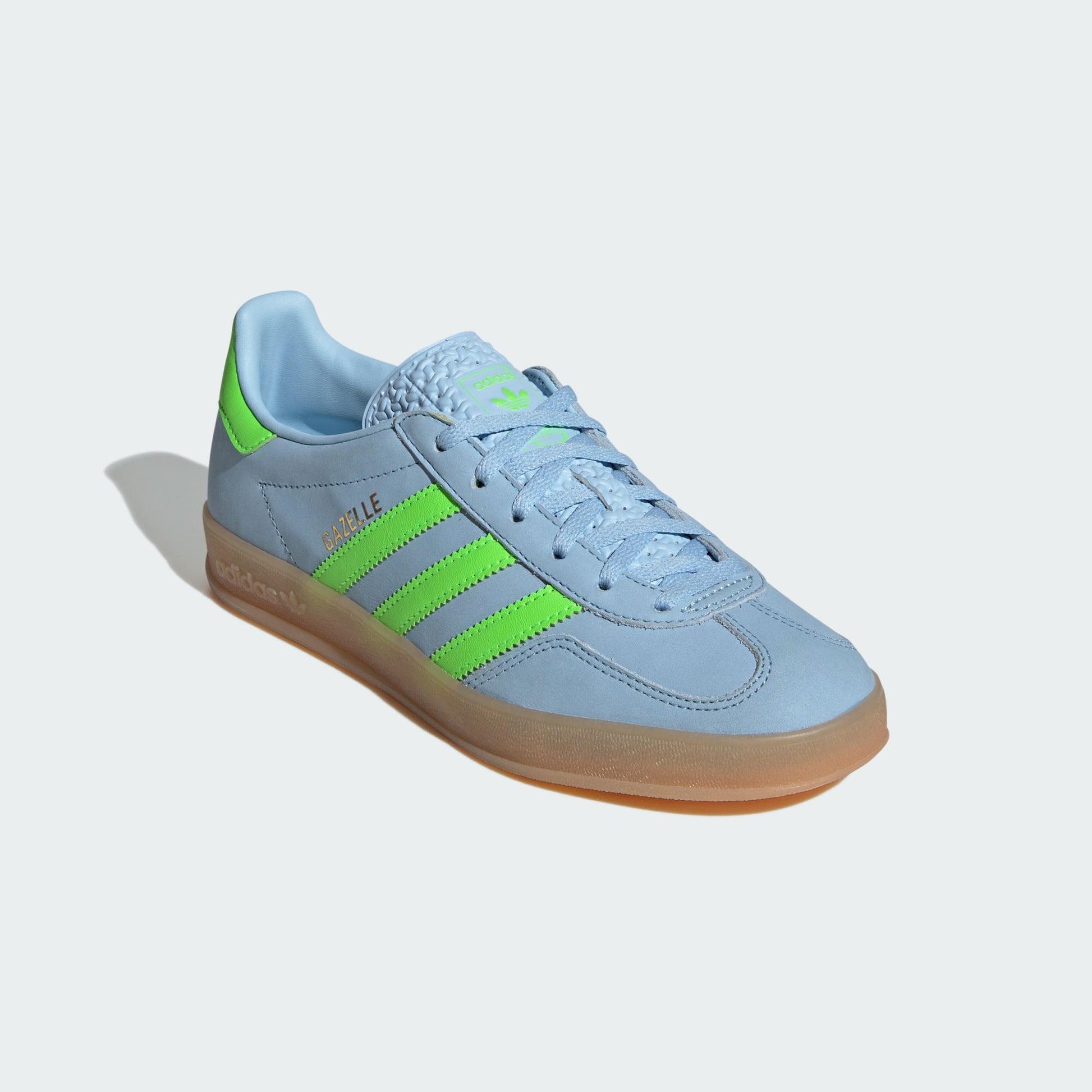 adidas Gazelle Indoor Clear Sky Solar Green (Women's)