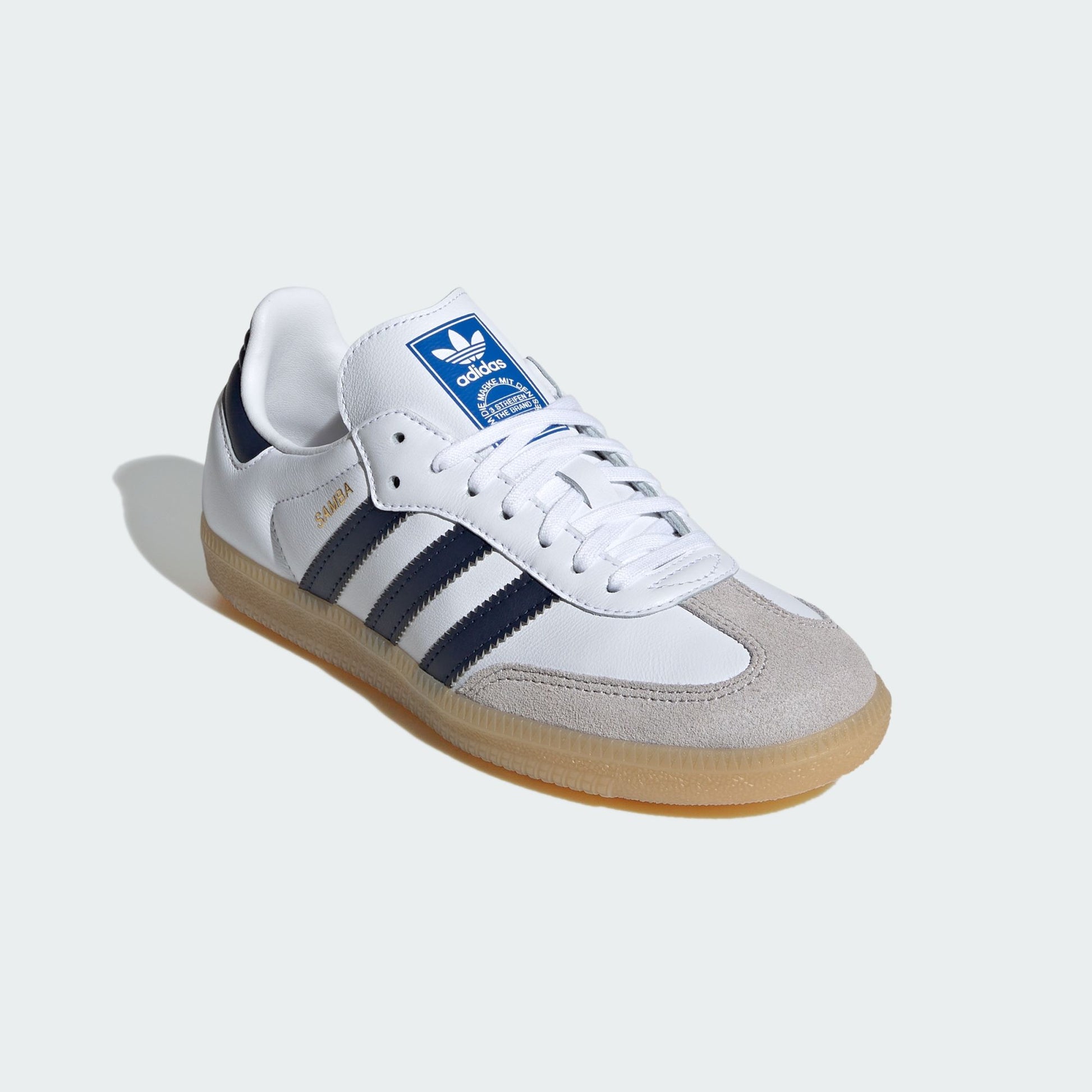 adidas Samba OG Cloud White Collegiate Navy Gum (GS)