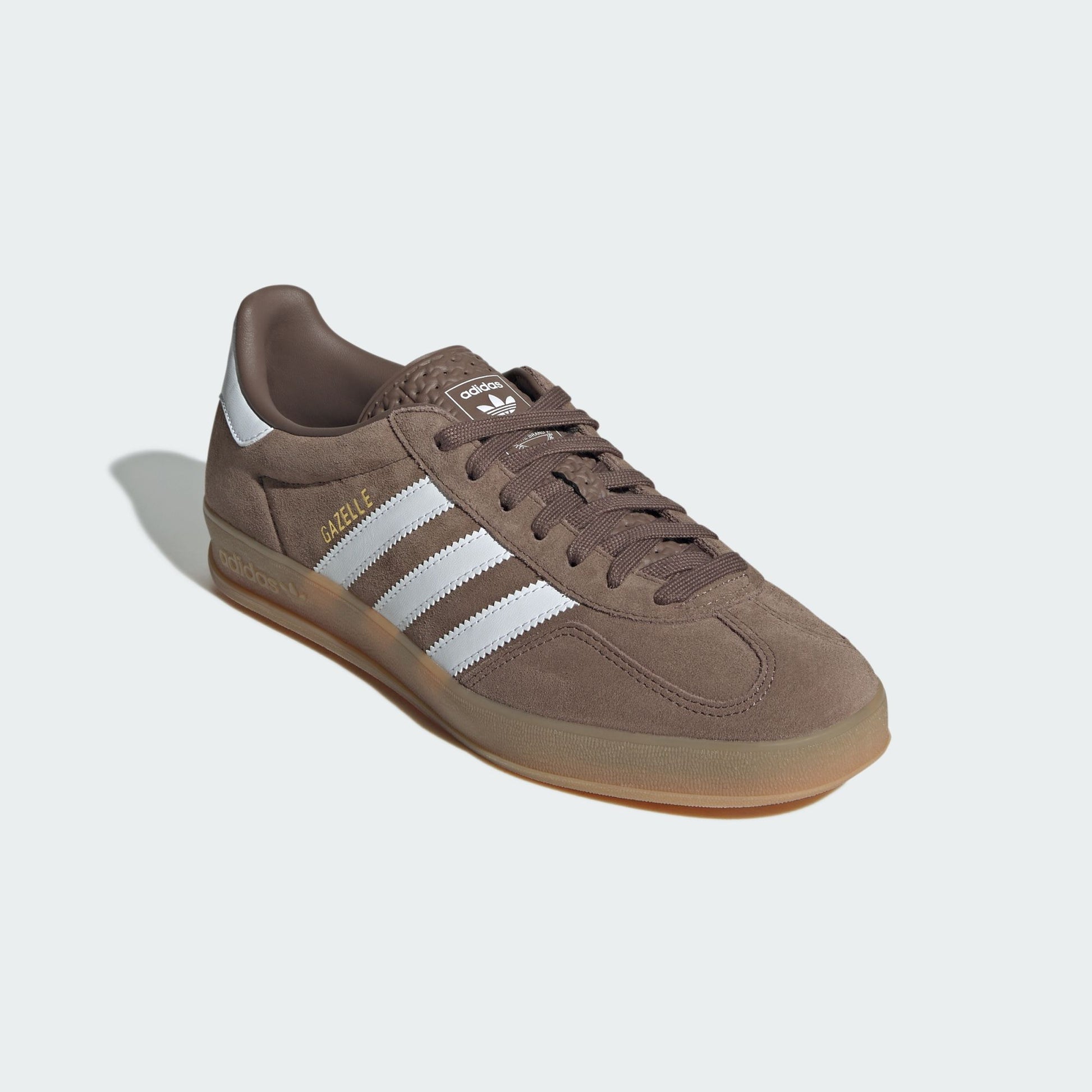 adidas Gazelle Indoor Earth Strata White Gold Metallic