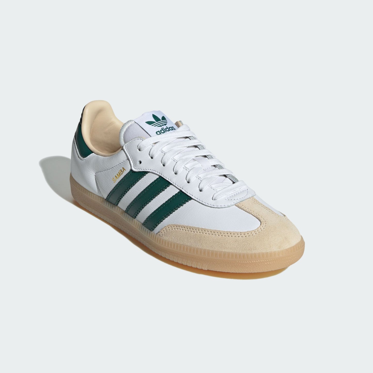 adidas Samba OG Cloud White Collegiate Green Gum